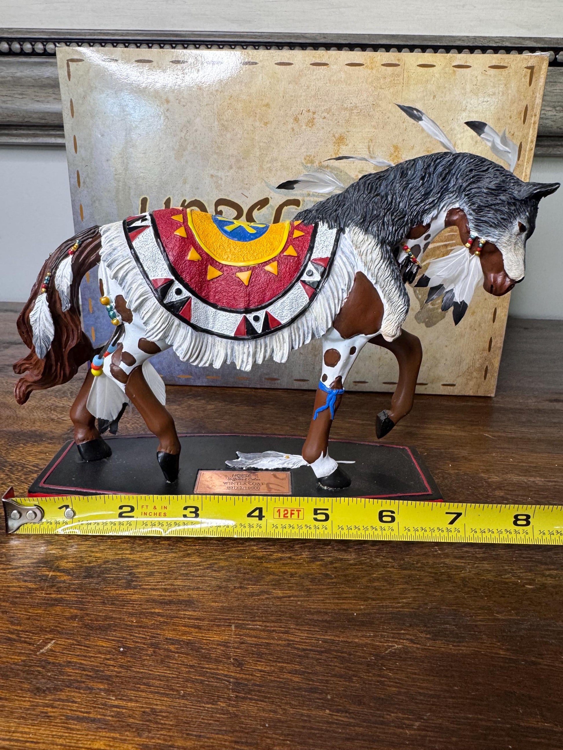 Westland Giftware Horse of a Different Color “Winter Coat” w/ Original Box