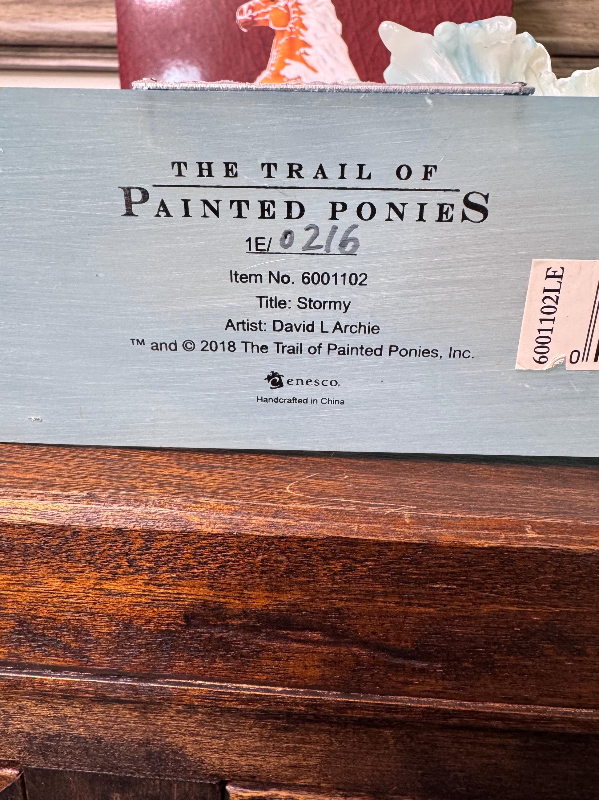 1st Edition/ Low Number Trail of Painted Ponies “Stormy” w/ Original Box