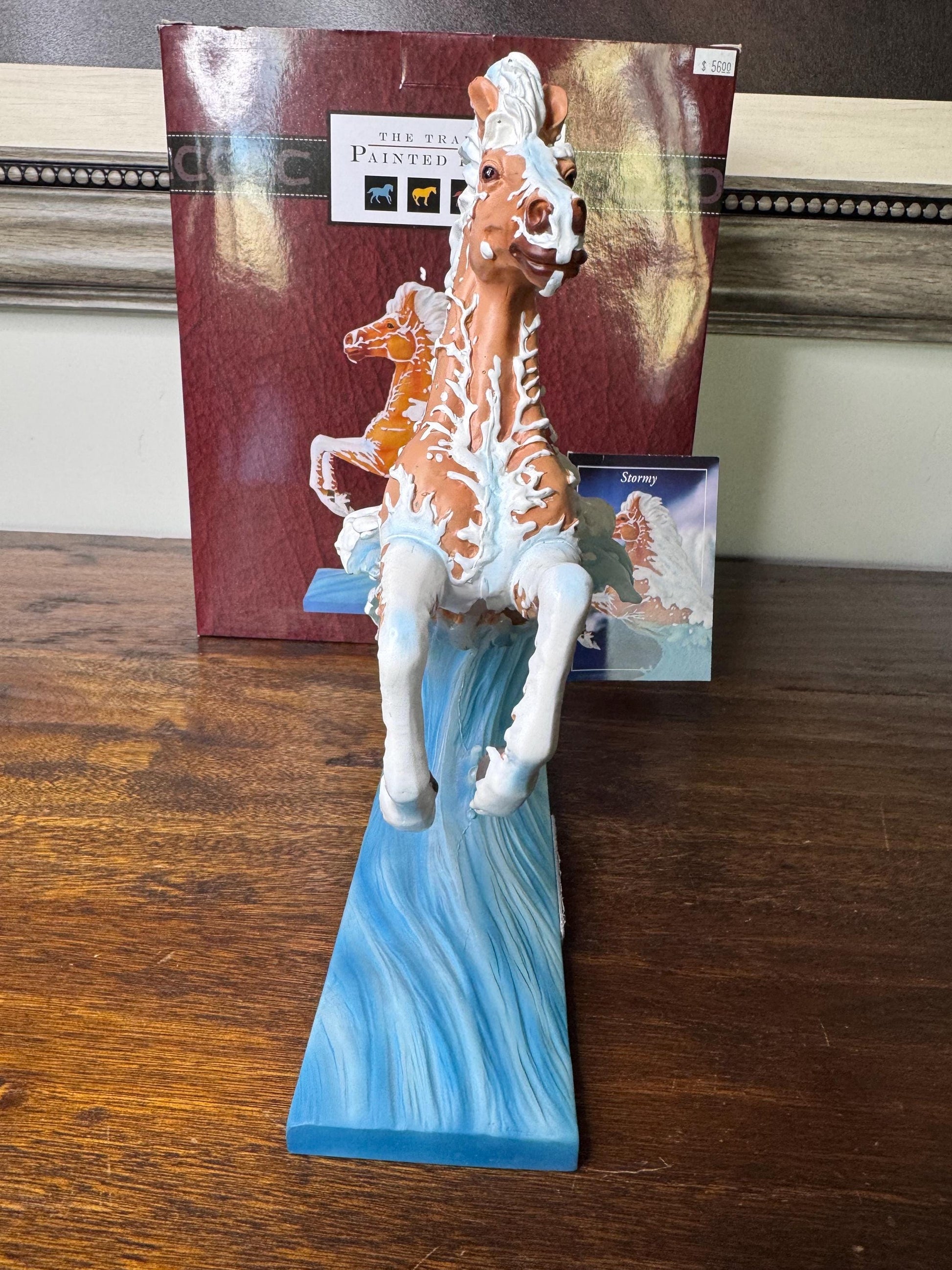 1st Edition/ Low Number Trail of Painted Ponies “Stormy” w/ Original Box