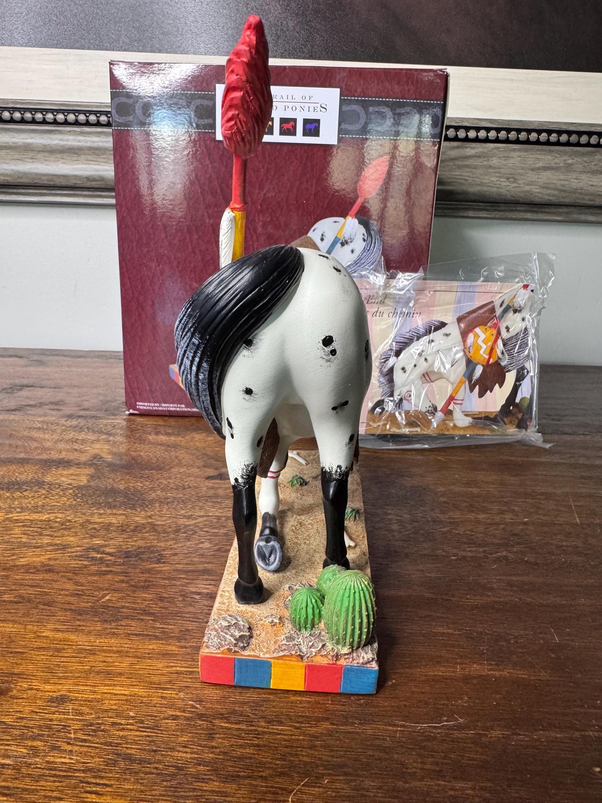 1st Edition/ Low Number Trail of Painted Ponies “ Trails End” w/ Original Box PLEASE READ DESCRIPTION