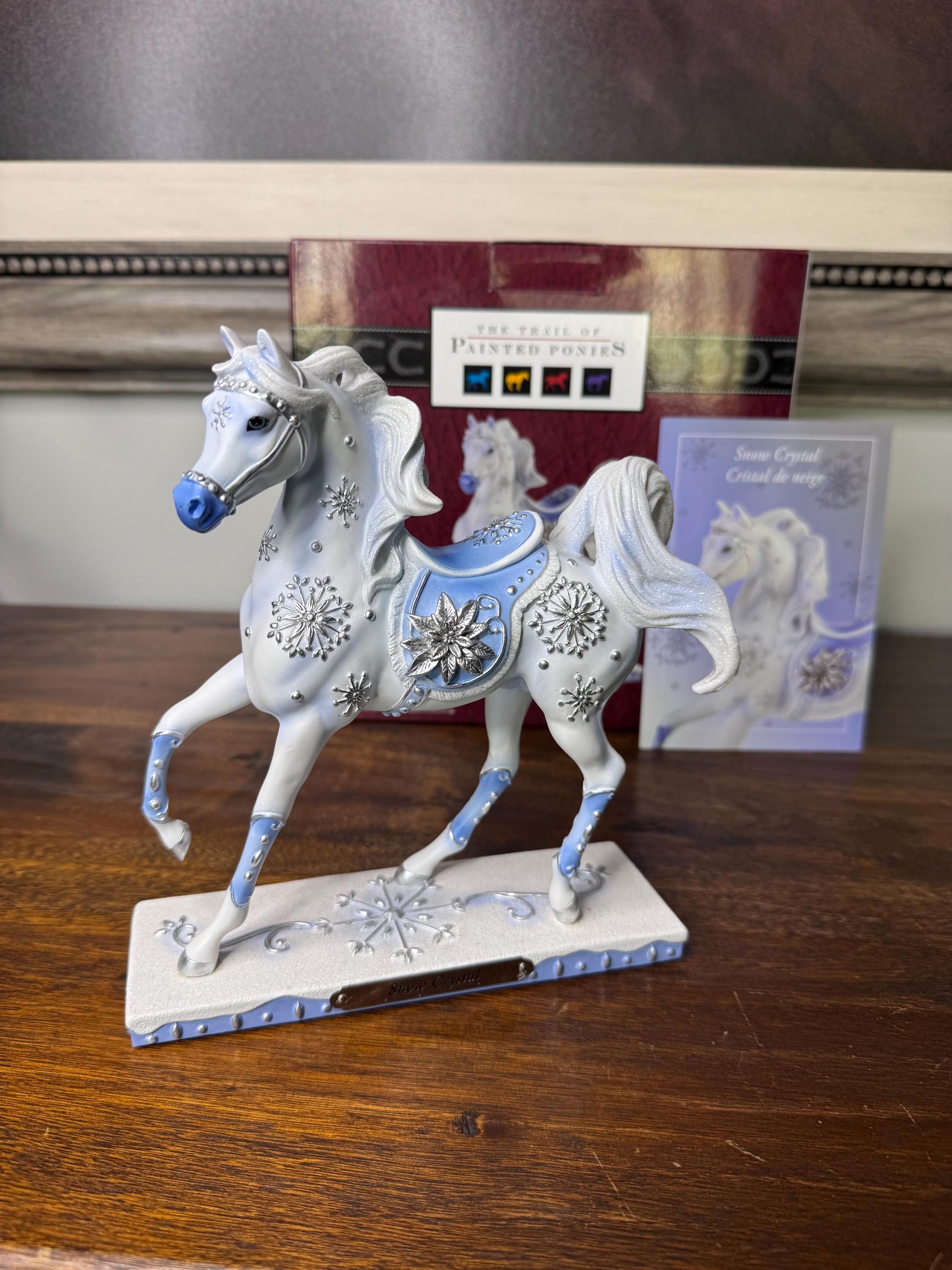 1st Edition Trail of Painted Ponies “Snow Crystal” w/ Original Box
