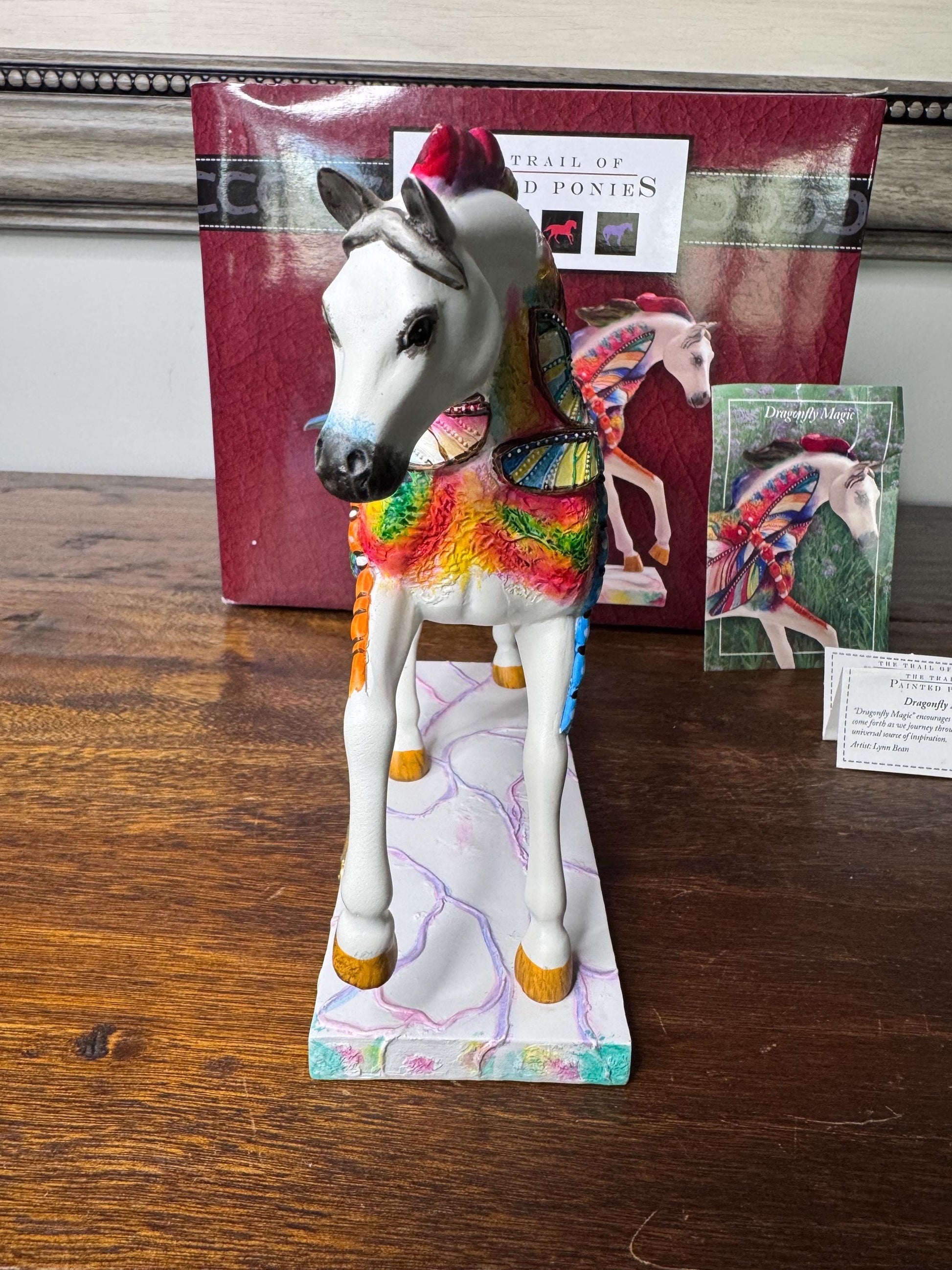 1st Edition Trail of Painted Ponies “Dragonfly Magic” w/ Original Box