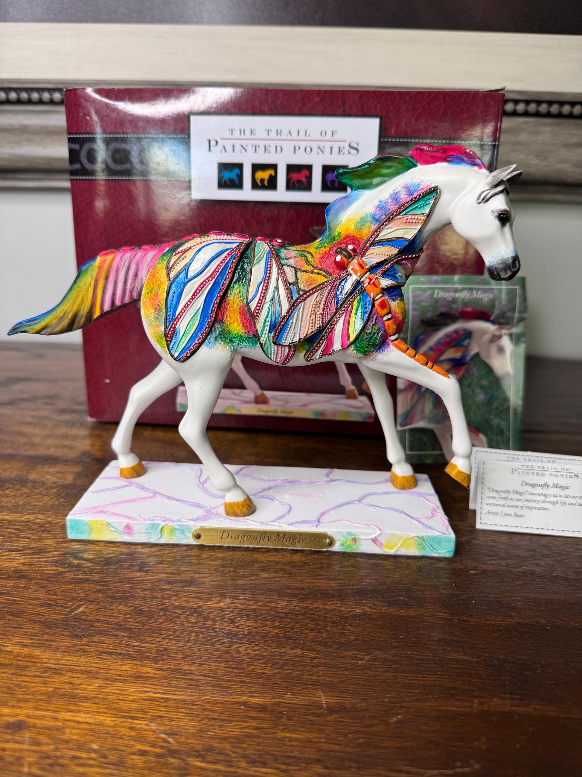 1st Edition Trail of Painted Ponies “Dragonfly Magic” w/ Original Box