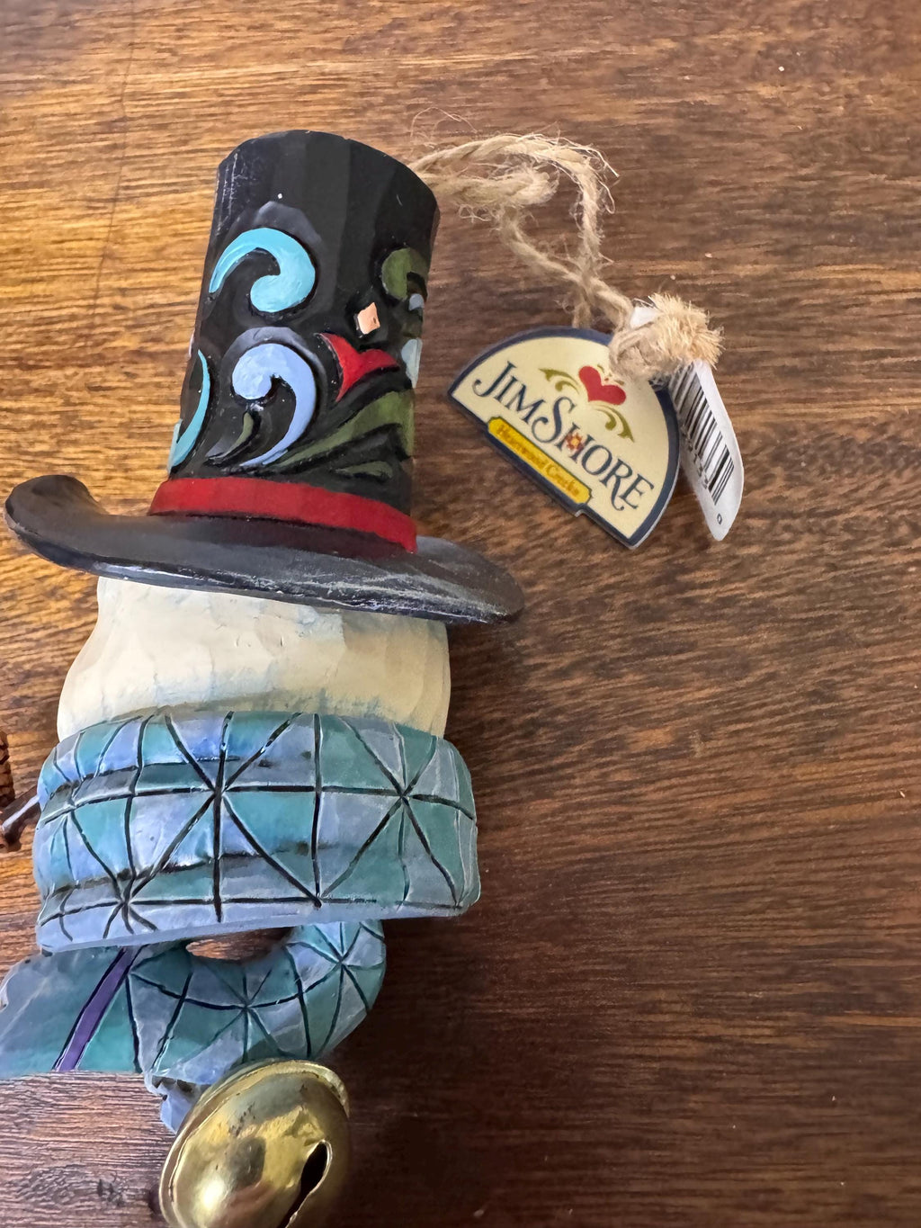 2010 Jim Shore Heartwood Creek Merry Fellow Snowman Bust Ornament