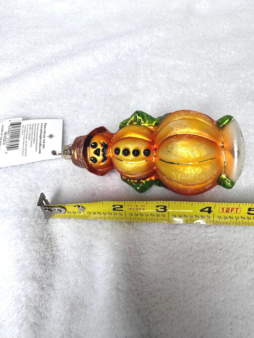 1999 Christopher Radko “Leader of the Patch Jr” Ornament