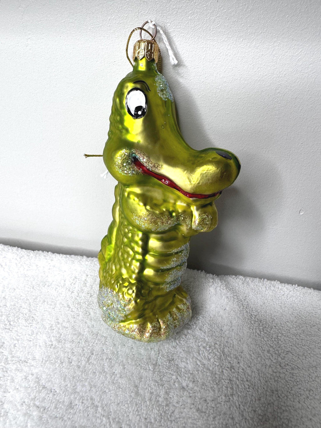 Christopher Radko Croc Cutie Glass Ornament