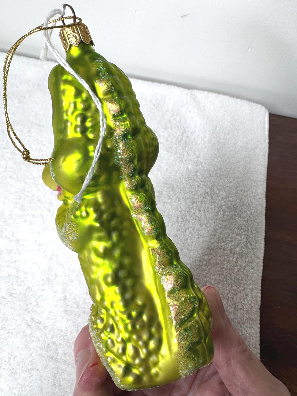 Christopher Radko Croc Cutie Glass Ornament