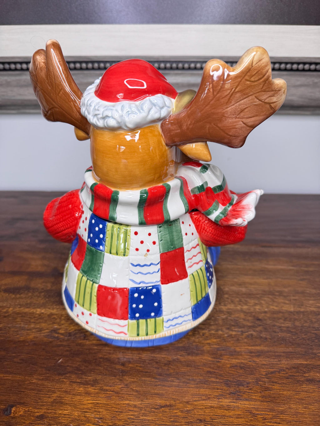 2006 Fitz and Floyd Essentials “Merry Jingle Moose” Cookie Jar