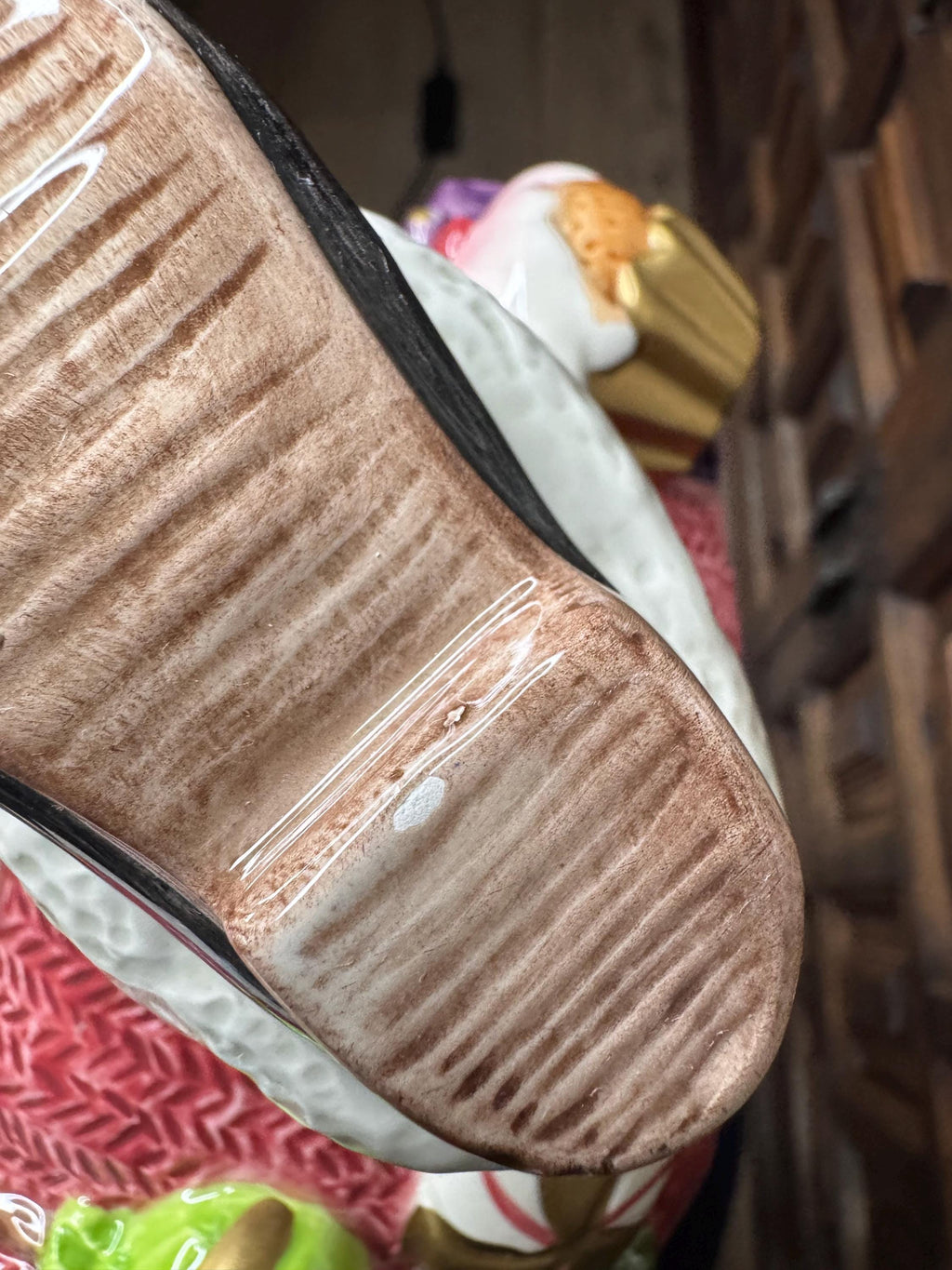 Vintage 1996 Fitz and Floyd Sugar Plum Christmas Merry and Bright Santa Cookie Jar