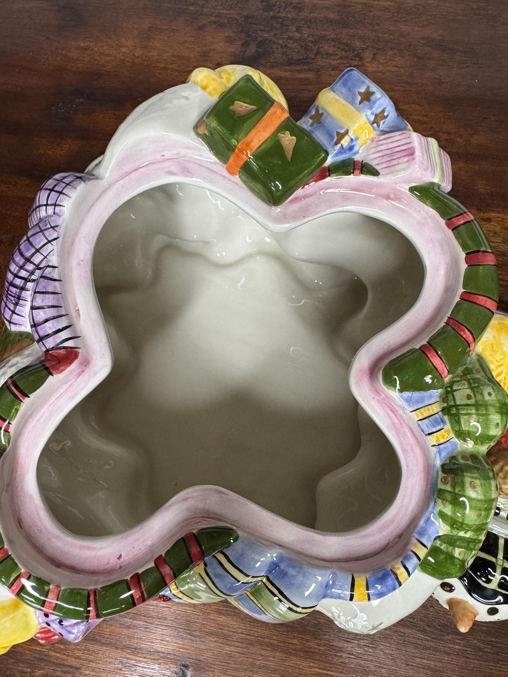 Vintage 1996 Fitz and Floyd Frosty Folks Cookie Jar