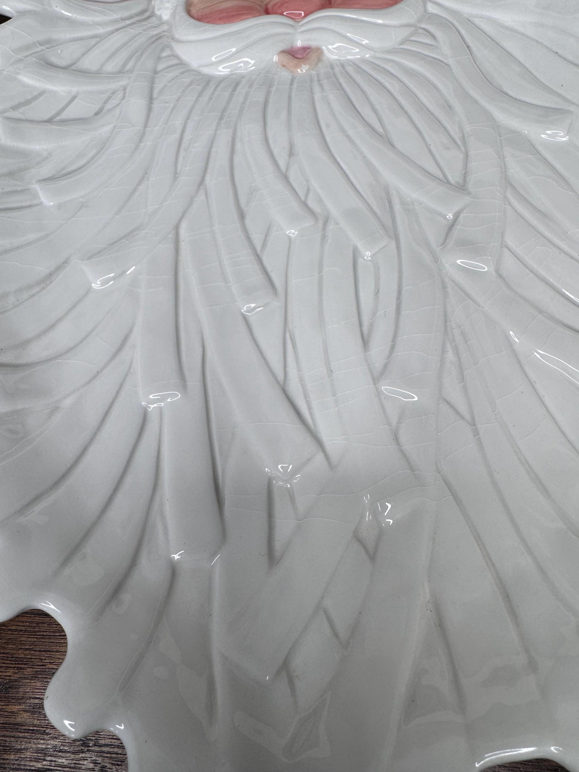 Fitz and Floyd “Kringle” Santa Christmas Plate