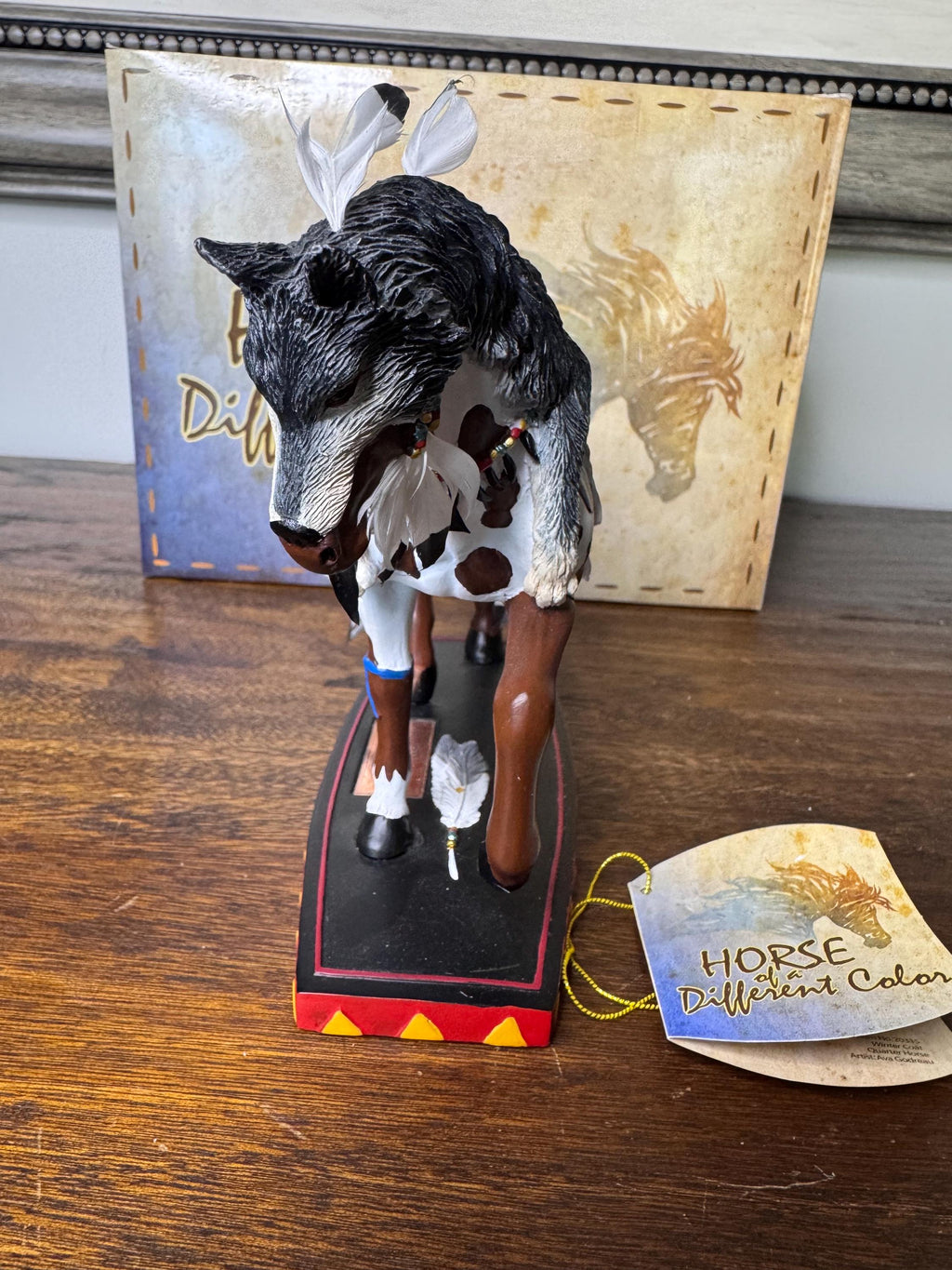 Westland Giftware Horse of a Different Color “Winter Coat” w/ Original Box