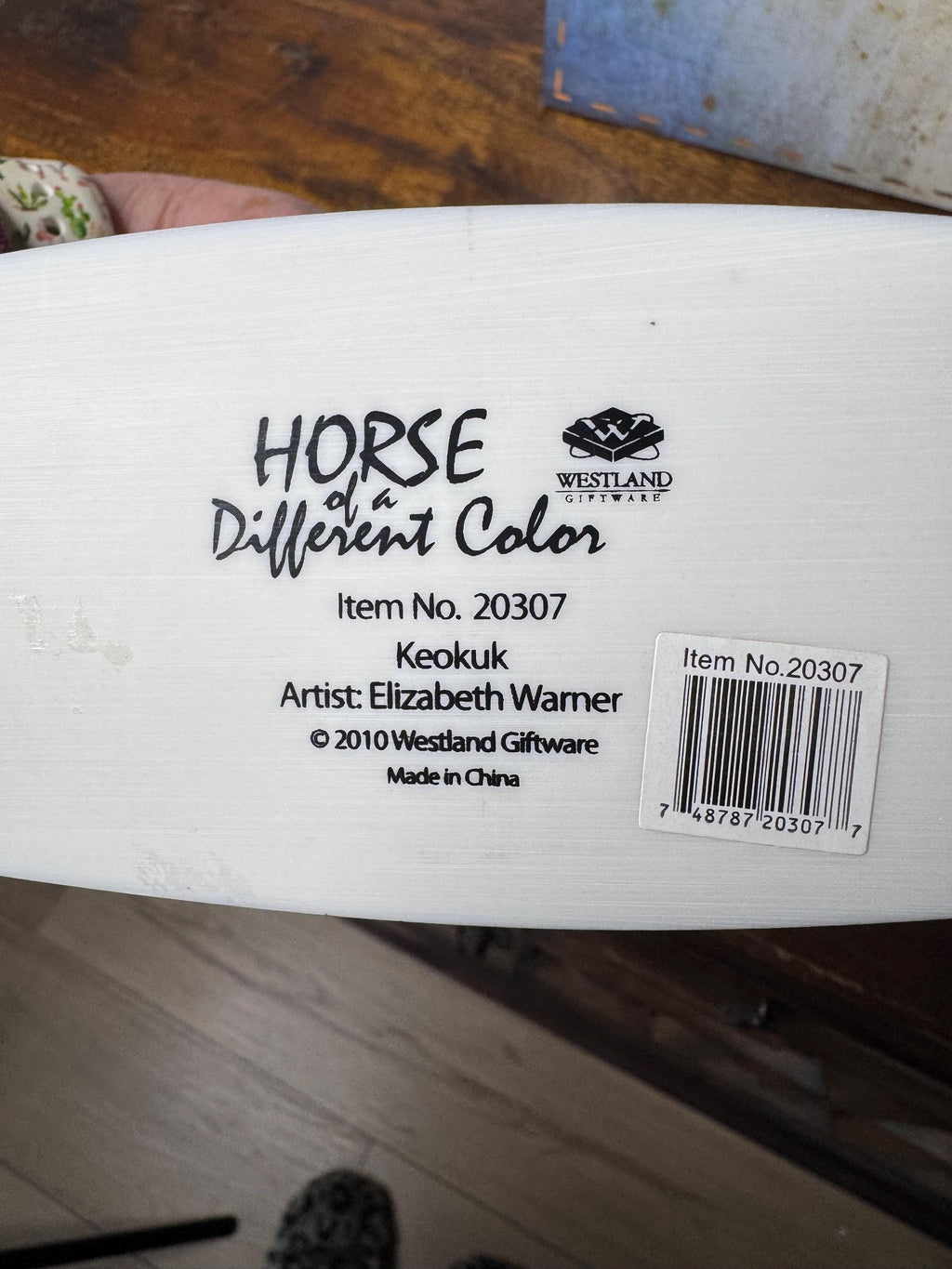 Westland Giftware Horse of a Different Color “ Keokuk” w/ Original Box