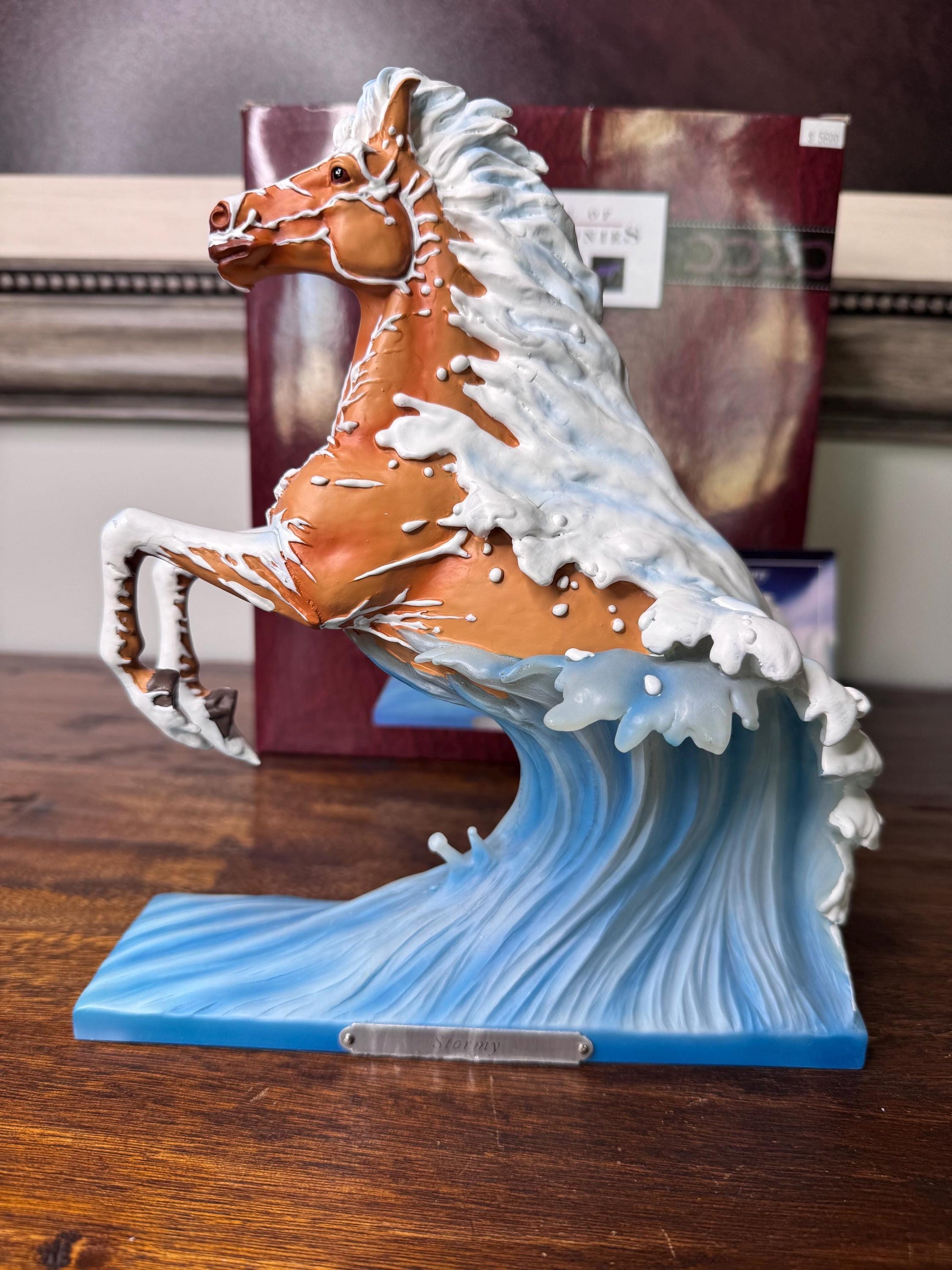 1st Edition/ Low Number Trail of Painted Ponies “Stormy” w/ Original Box