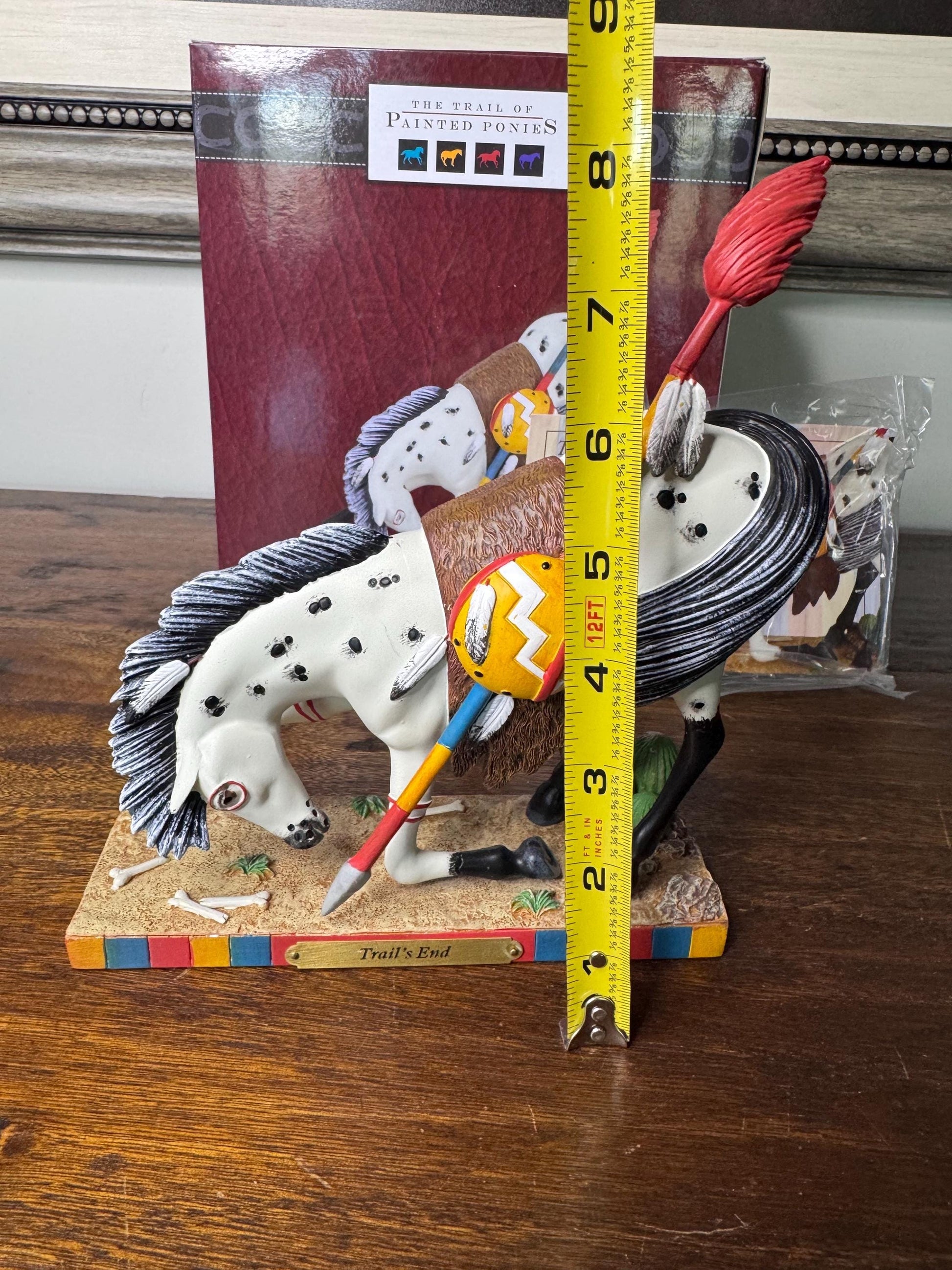 1st Edition/ Low Number Trail of Painted Ponies “ Trails End” w/ Original Box PLEASE READ DESCRIPTION