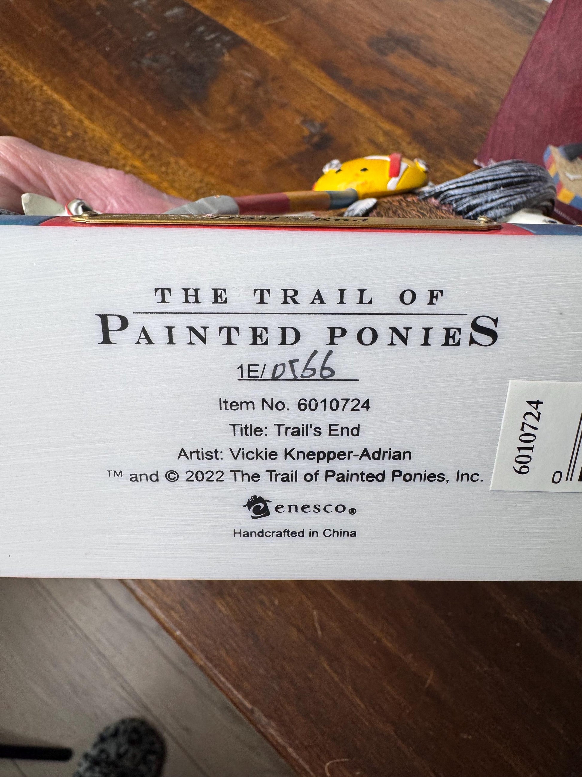 1st Edition/ Low Number Trail of Painted Ponies “ Trails End” w/ Original Box PLEASE READ DESCRIPTION