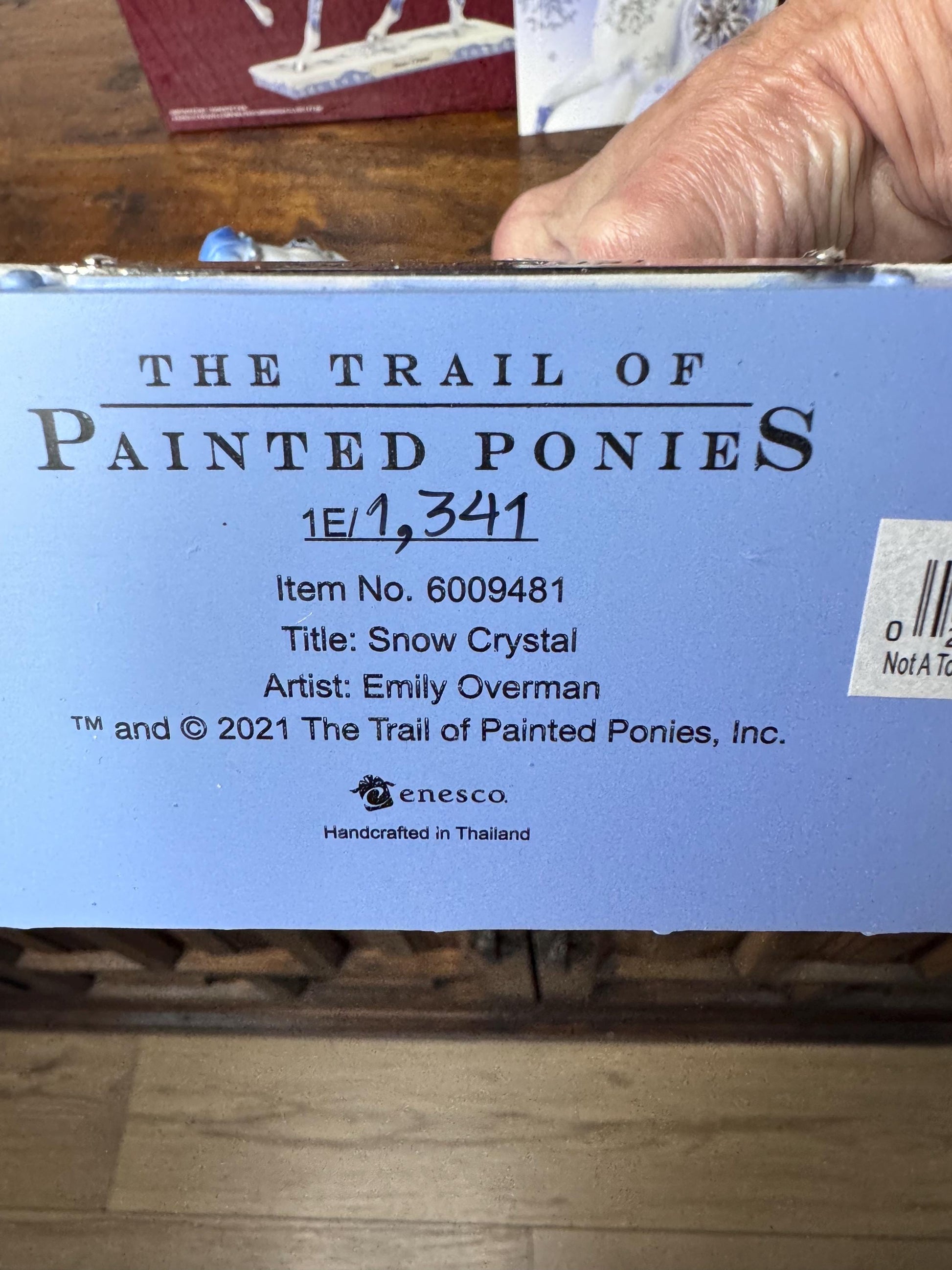 1st Edition Trail of Painted Ponies “Snow Crystal” w/ Original Box