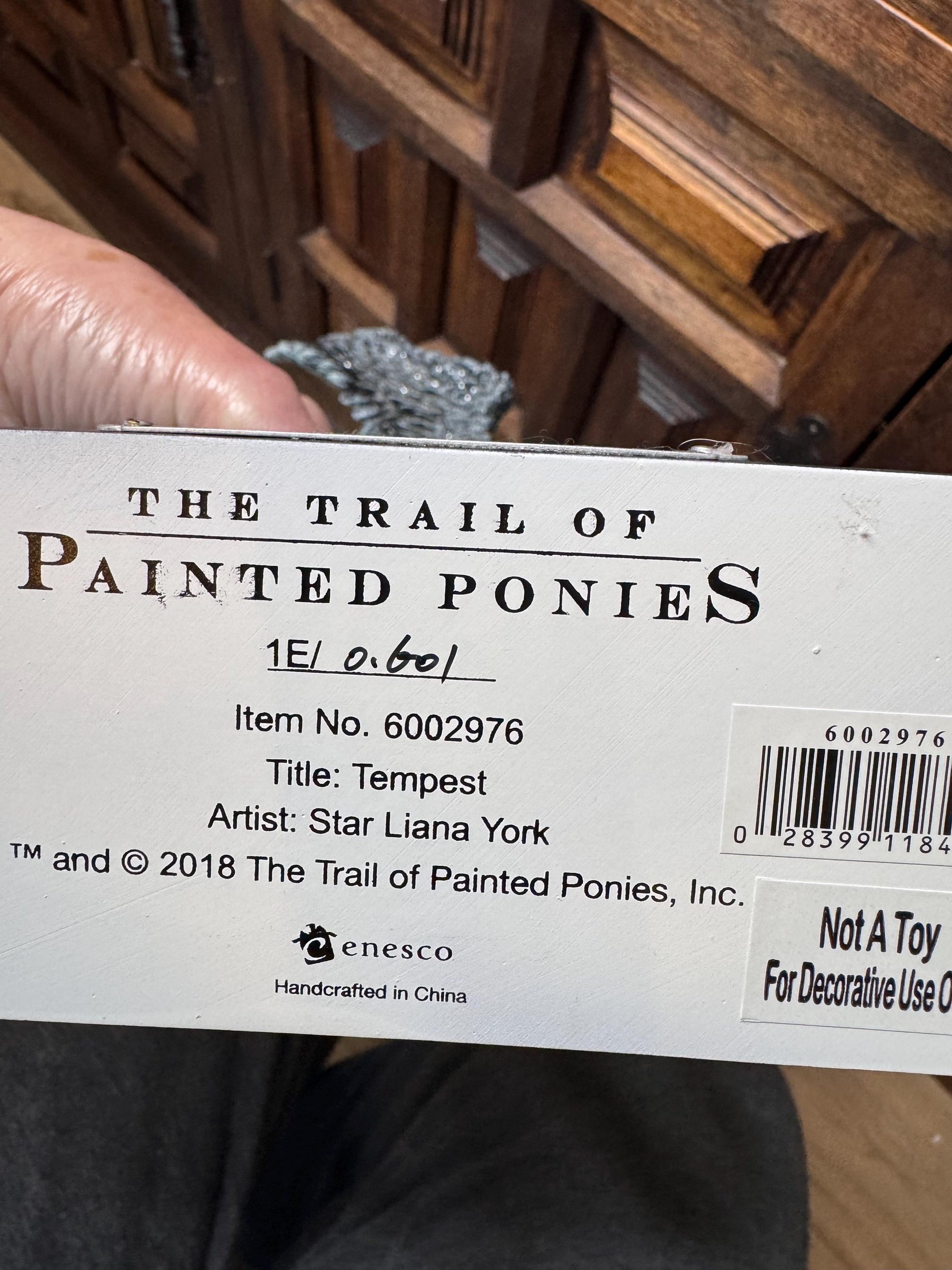 1st Edition Trail of Painted Ponies “ Tempest” w/ Original Packaging