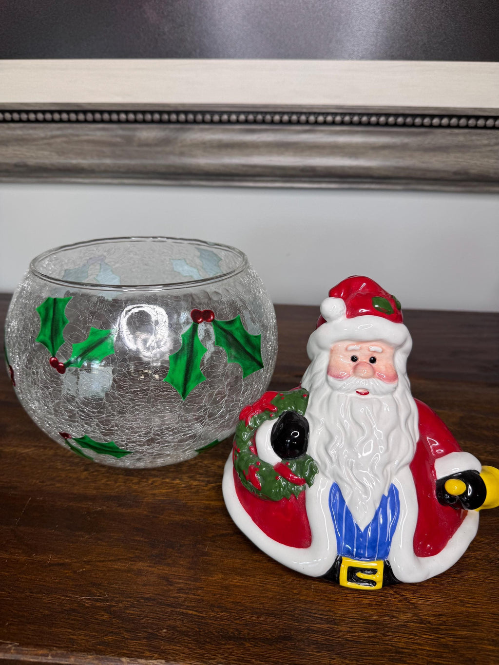 Vintage The Main Ingredient Santa Cookie Jar