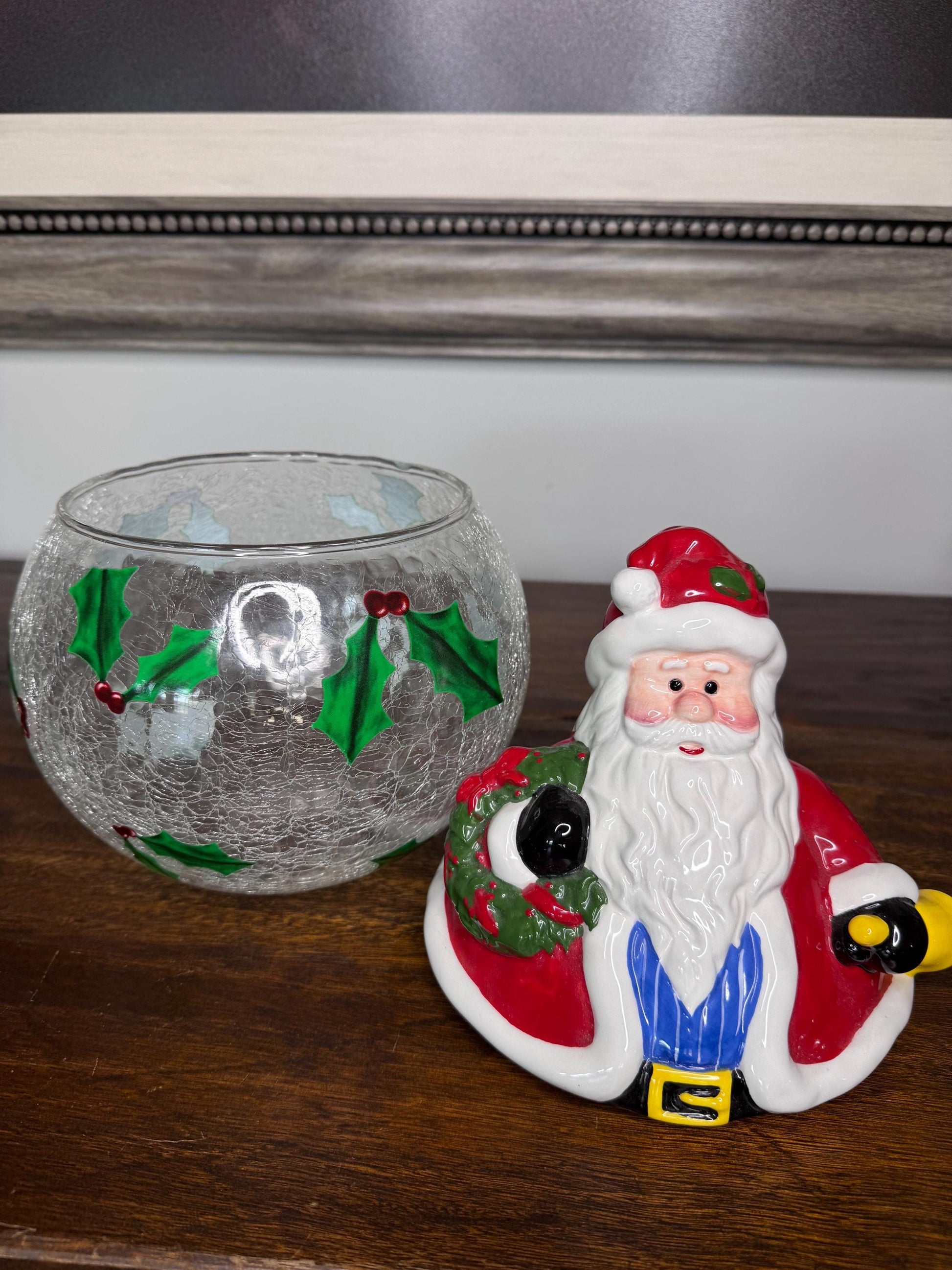 Vintage The Main Ingredient Santa Cookie Jar