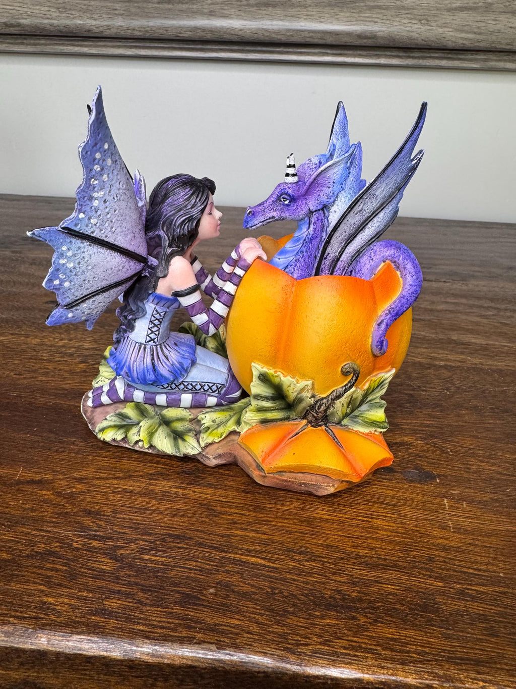 Brand NIB “Halloween Hide and Seek” Fairy and Dragon Figurine by Amy Brown