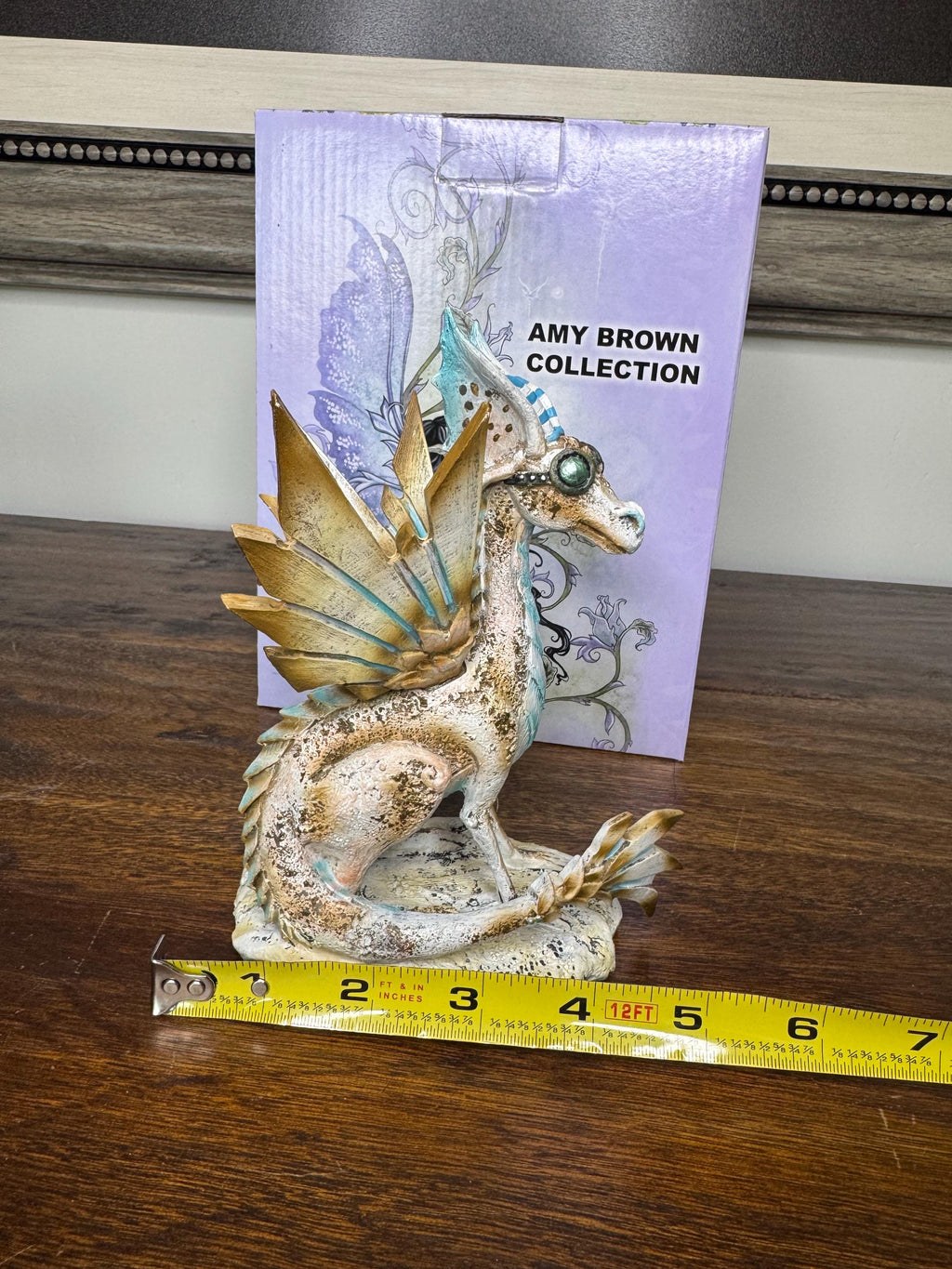 Brand NIB Steampunk Dragon Figurine by Amy Brown