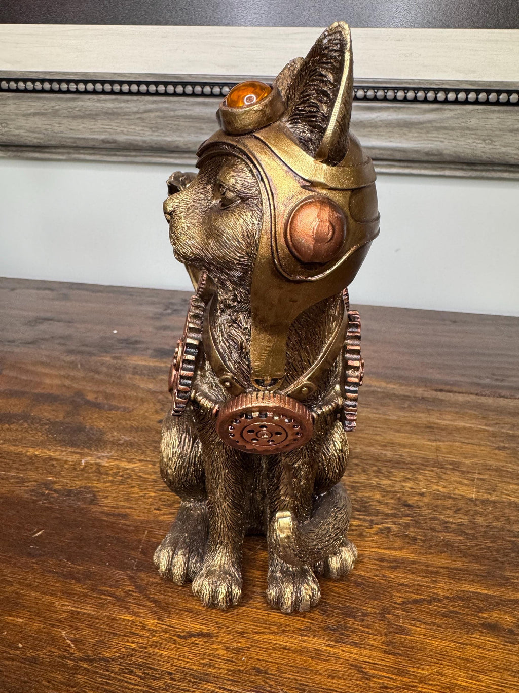 Brand NIB Steampunk Cat w/ Wings Figurine