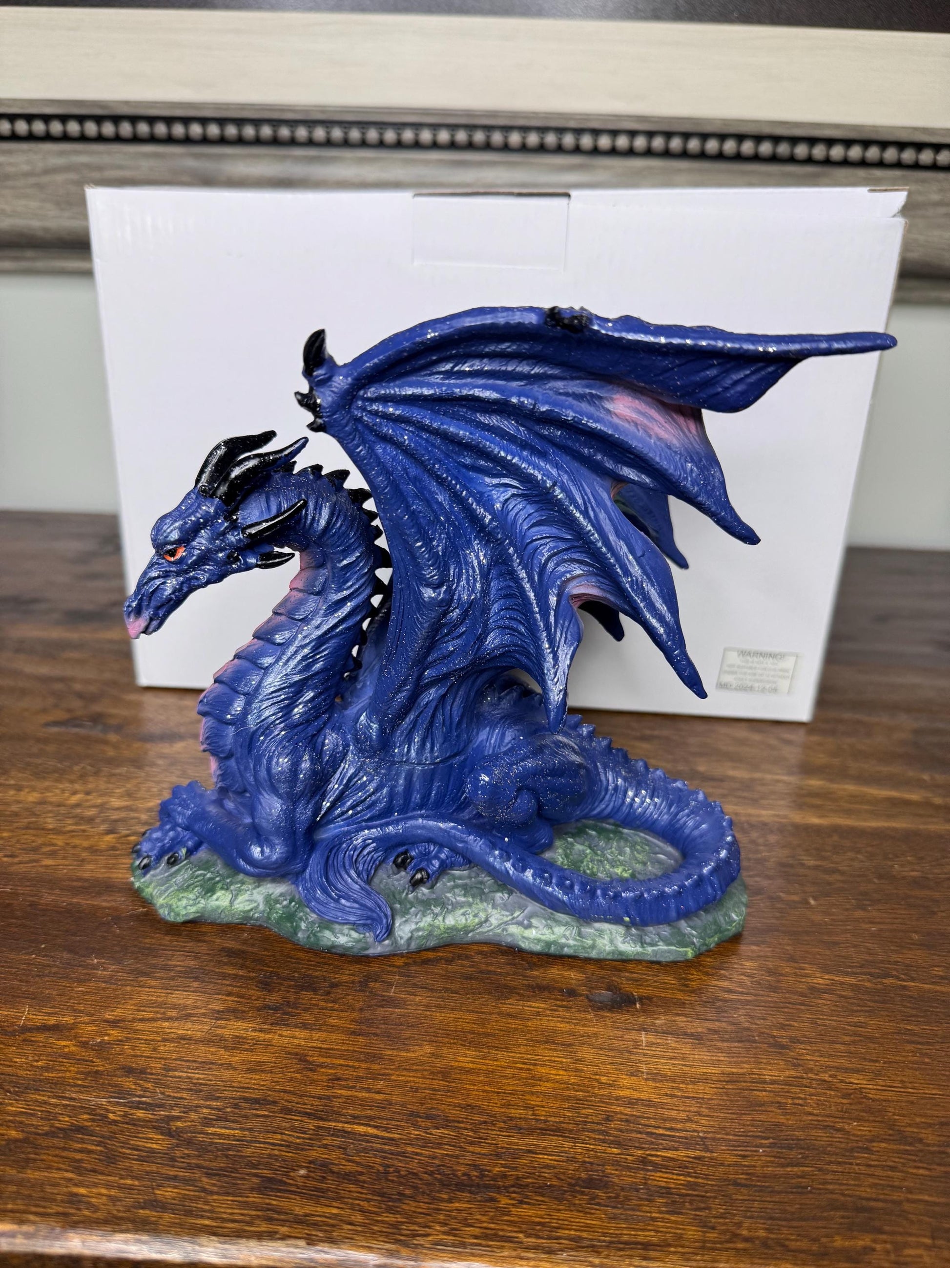 Brand NIB Midnight Dragon Figurine