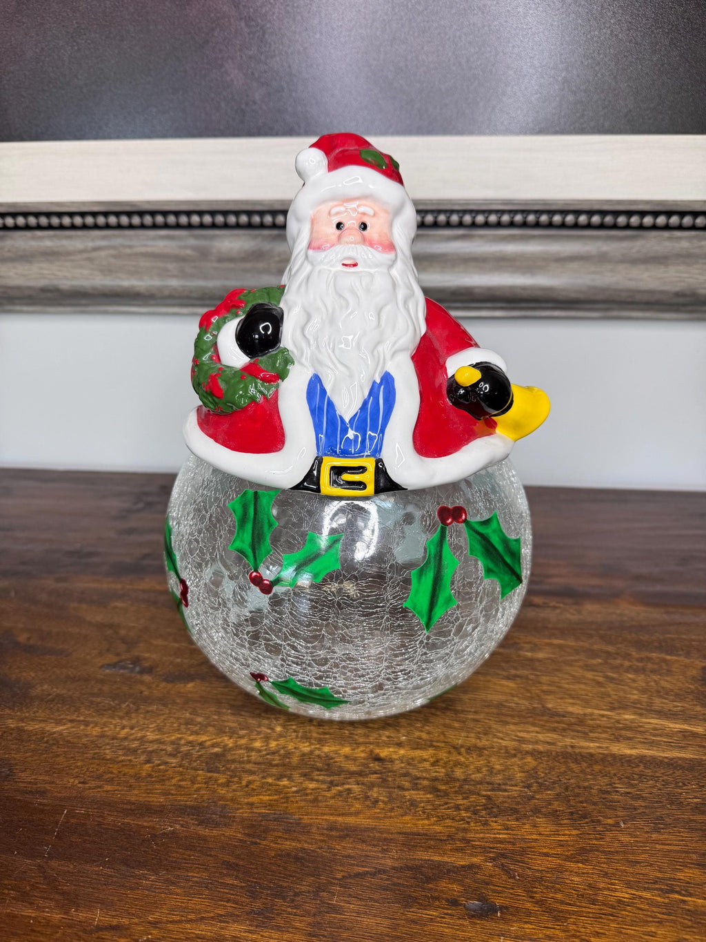 Vintage The Main Ingredient Santa Cookie Jar