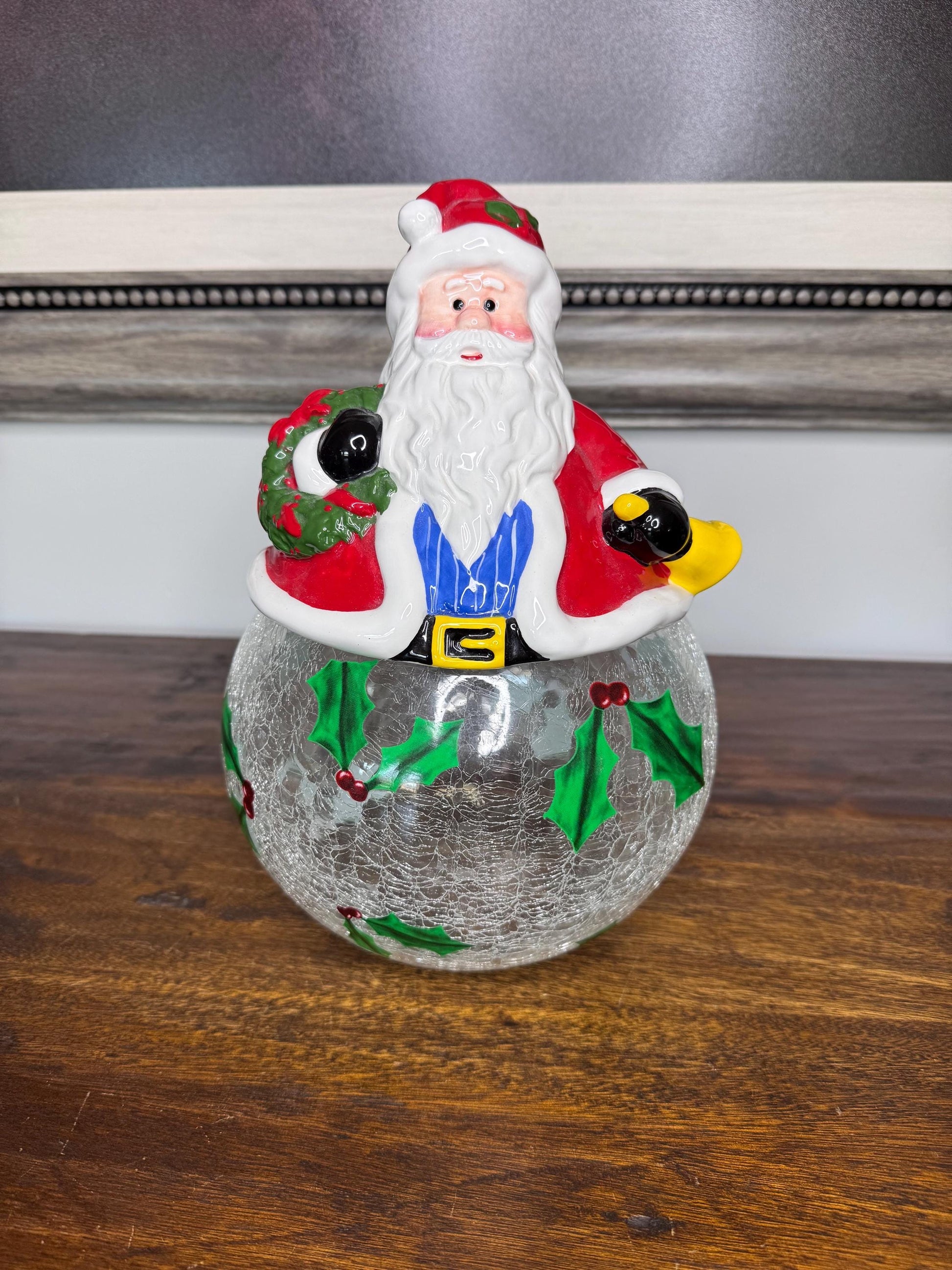 Vintage The Main Ingredient Santa Cookie Jar