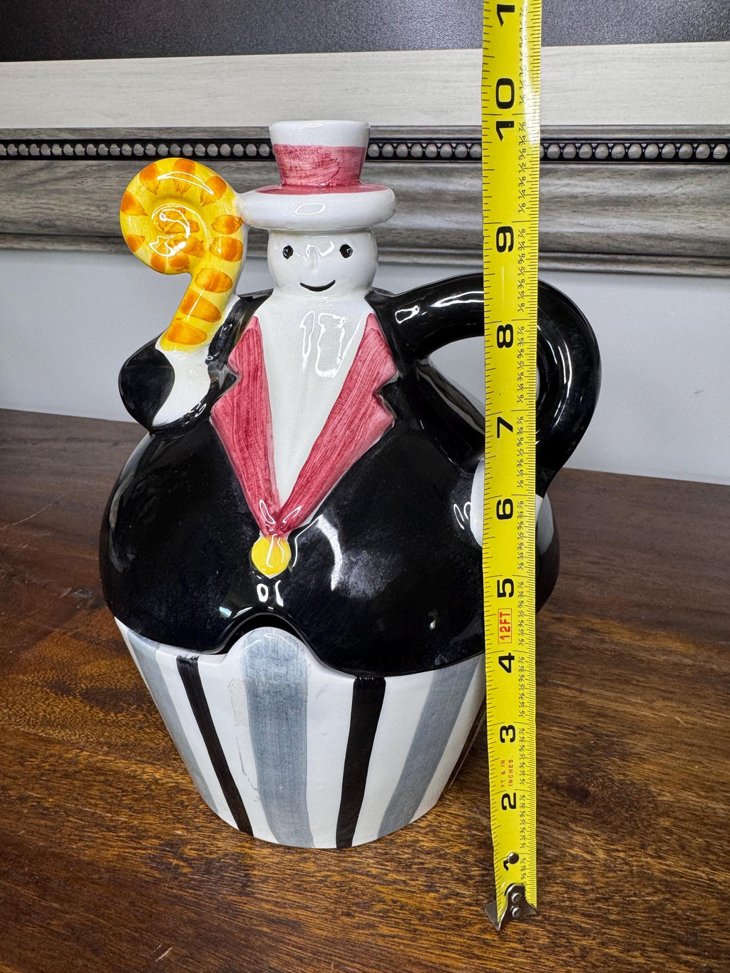 Vintage Italian Made Snowman Cookie Jar