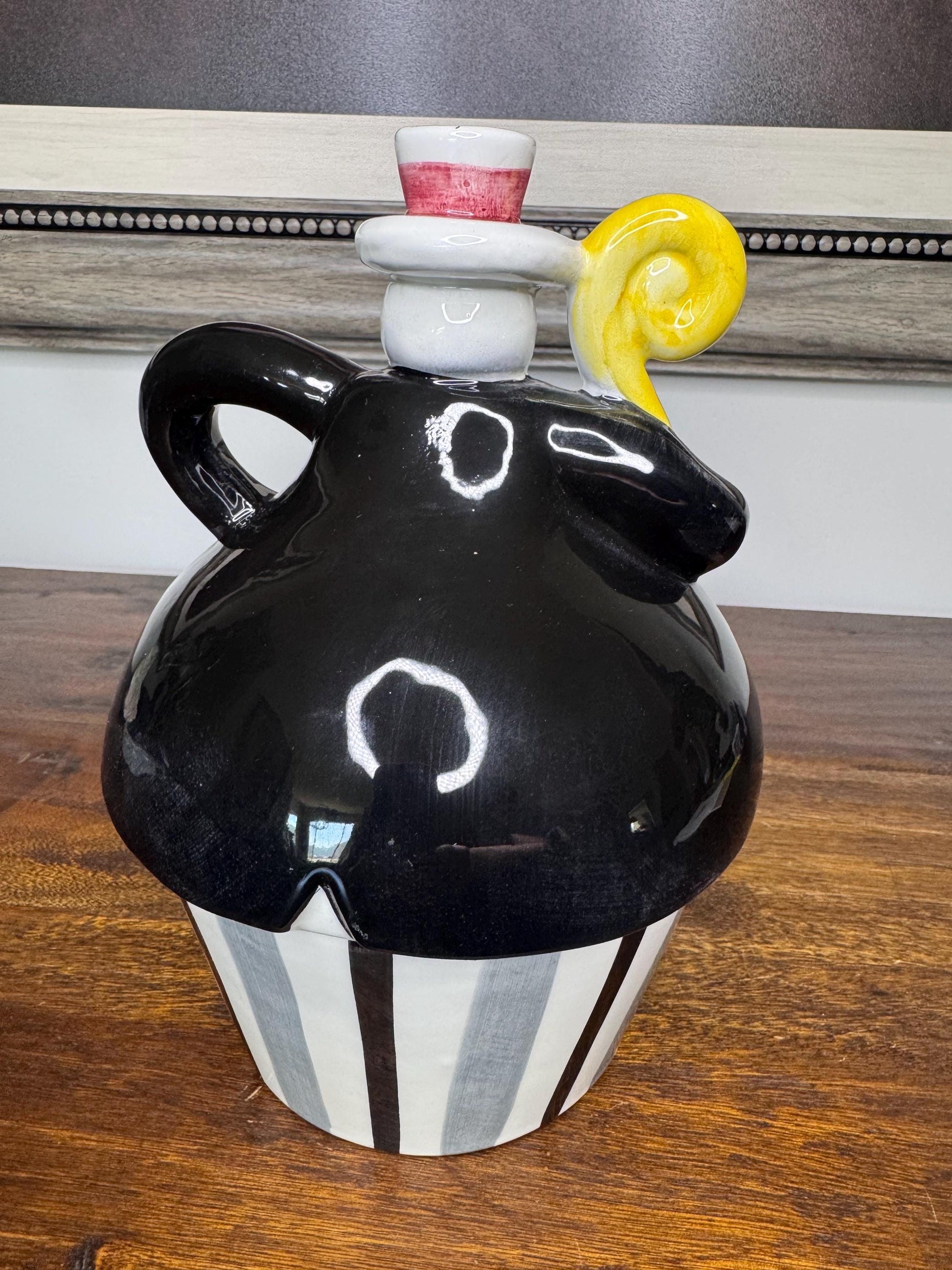 Vintage Italian Made Snowman Cookie Jar