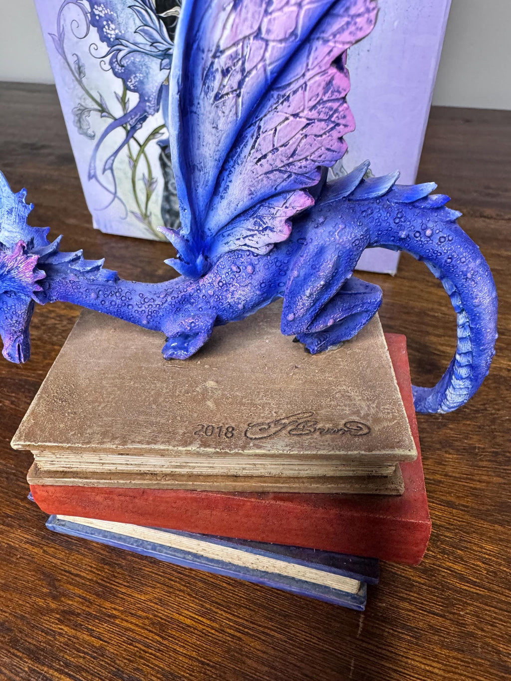 Brand New In Box “Book Dragon” by Amy Brown