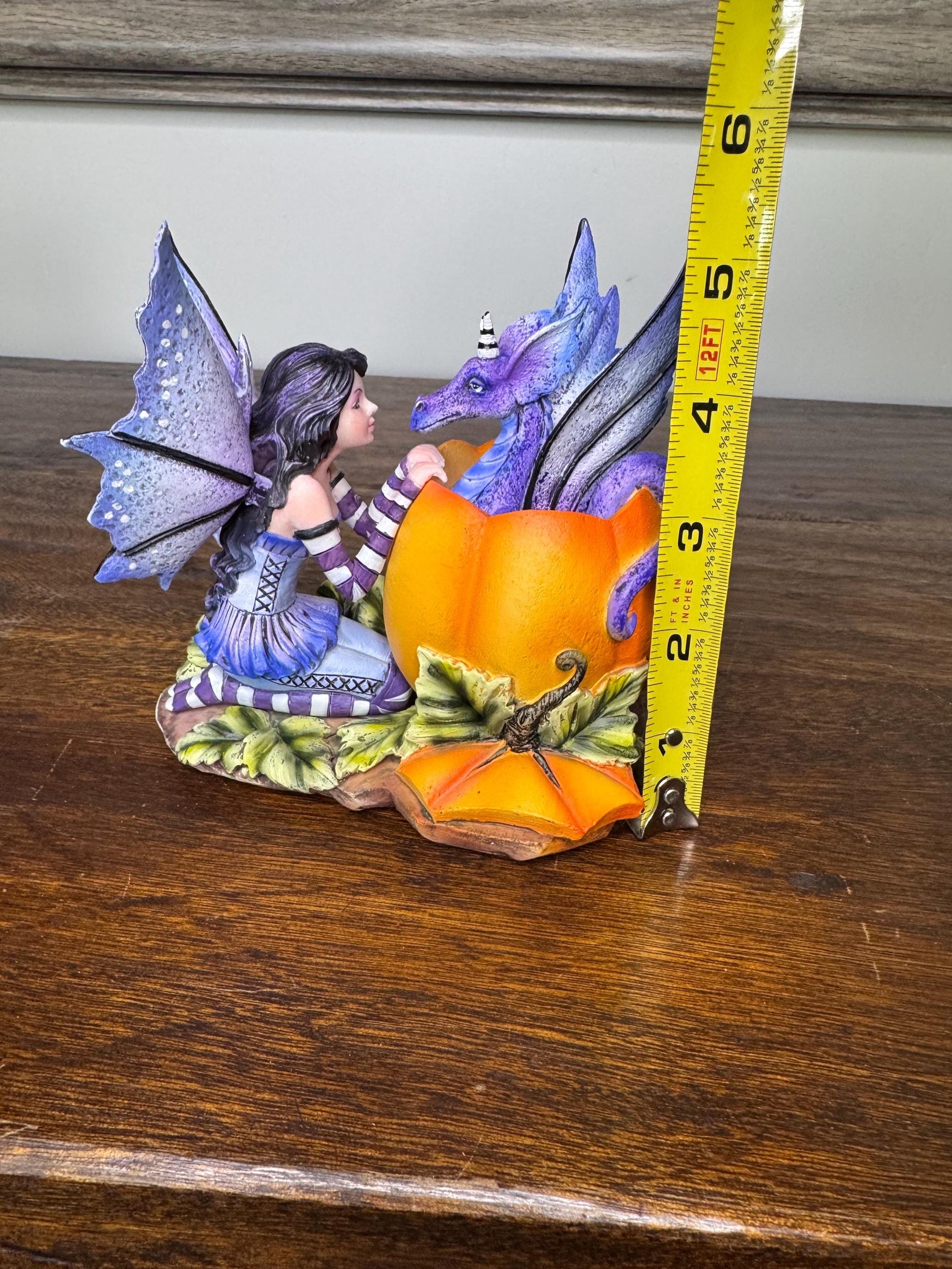 Brand NIB “Halloween Hide and Seek” Fairy and Dragon Figurine by Amy Brown
