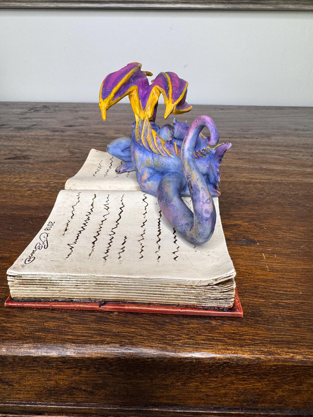 Brand NIB “Book Wyrm” Dragon by Amy Brown