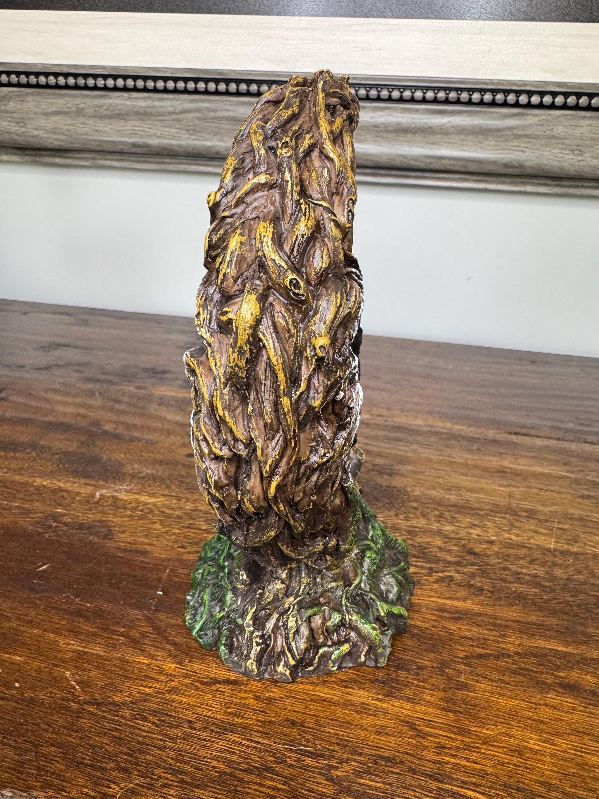 Brand NIB LED Light- Up Black Cat Sleeping on Moon Figurine