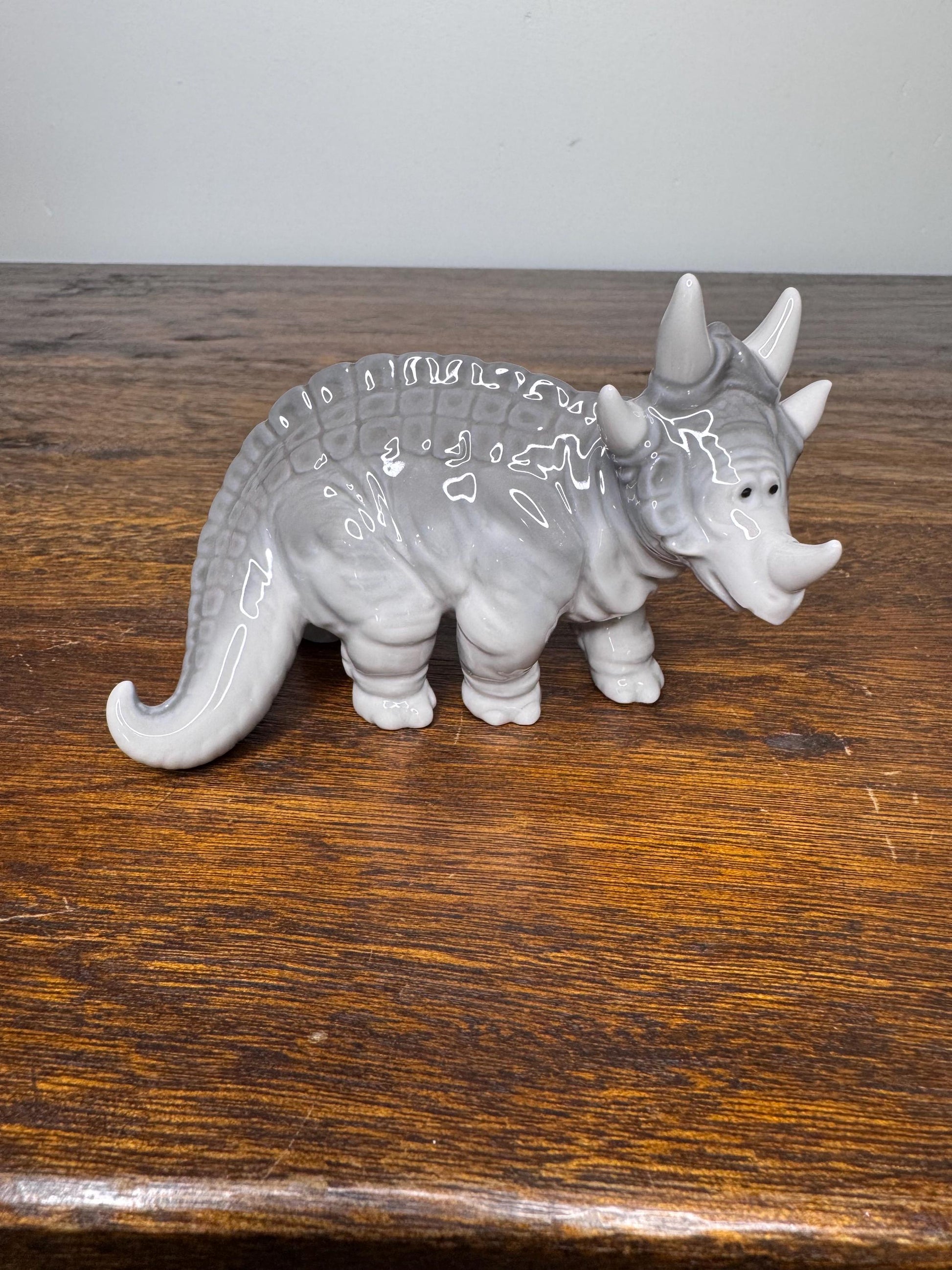 Lladro “Spike” Triceratops Dinosaur Figurine w/ Original Box