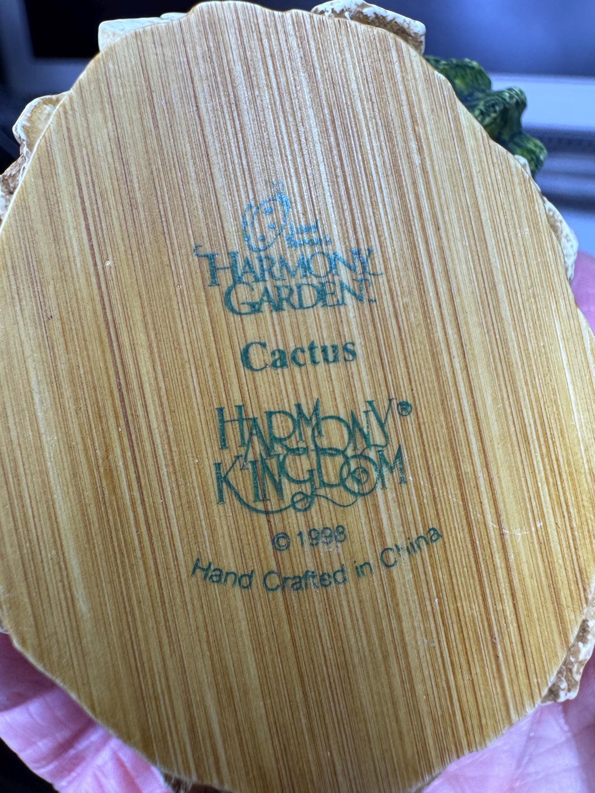 1998 Harmony Kingdom Harmony Garden “Cactus” Treasure Box