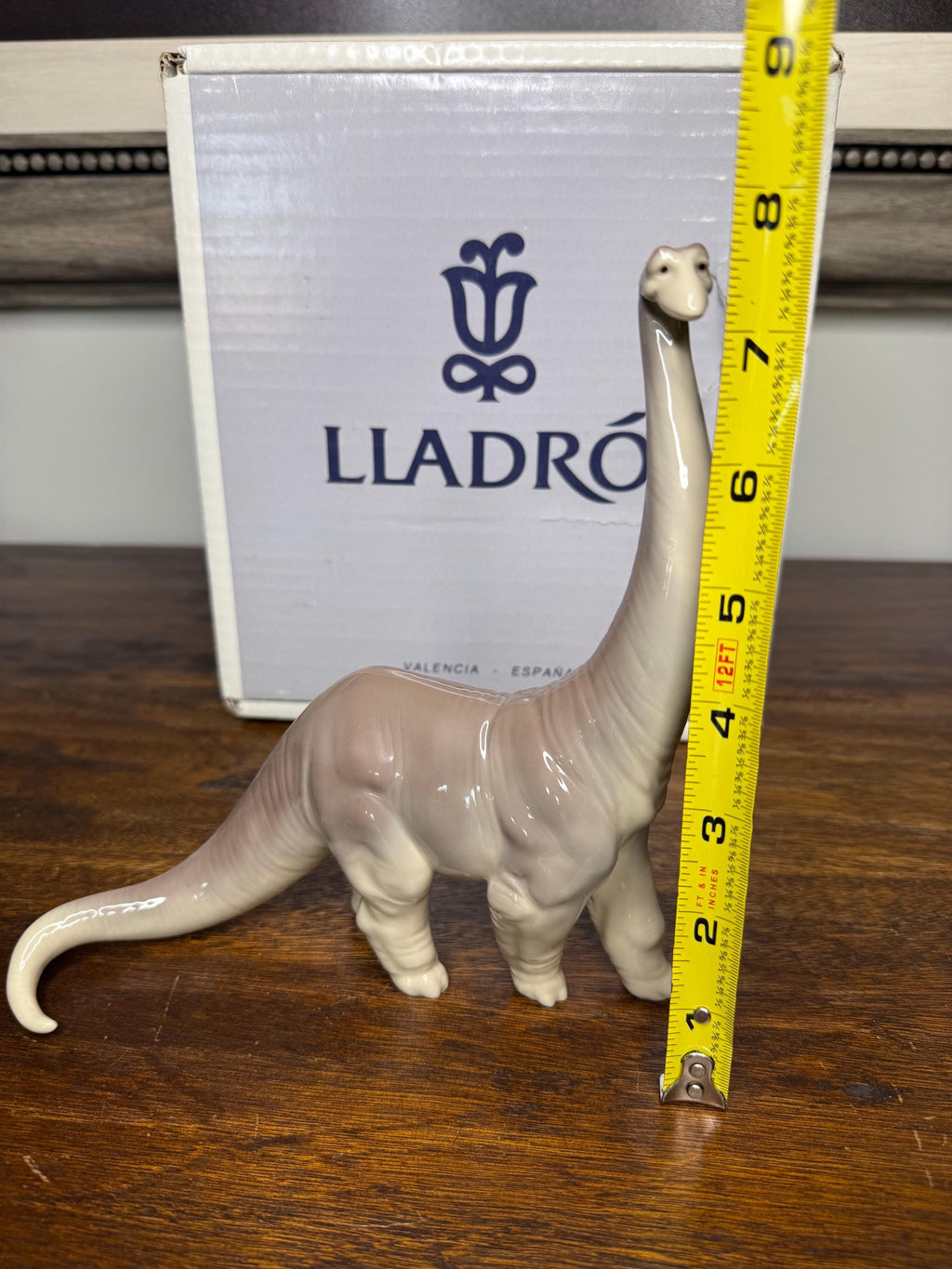Vintage Lladro “Stretch” Dinosaur Figurine w/ Original Box