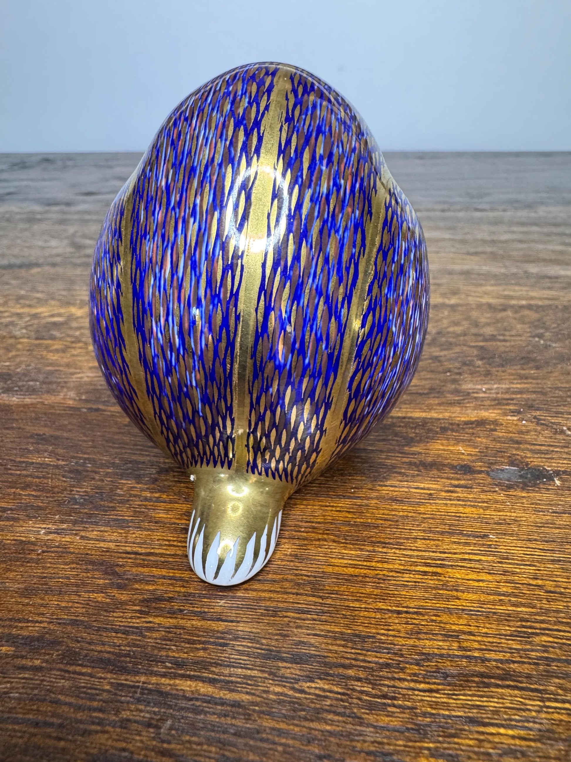 Royal Crown Derby Honey Badger w/ Gold Stopper