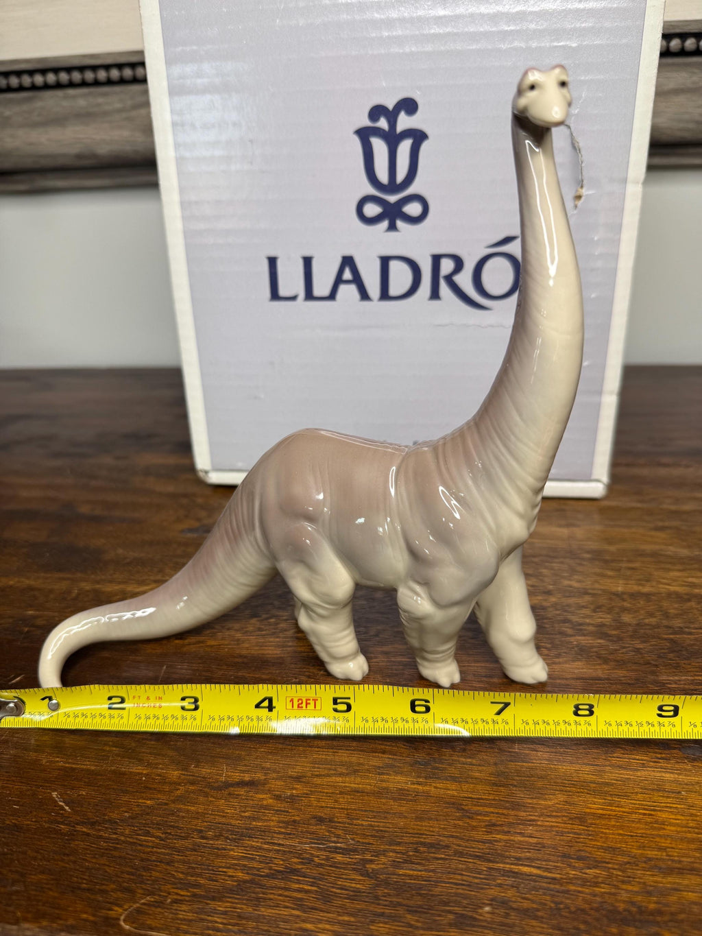 Vintage Lladro “Stretch” Dinosaur Figurine w/ Original Box