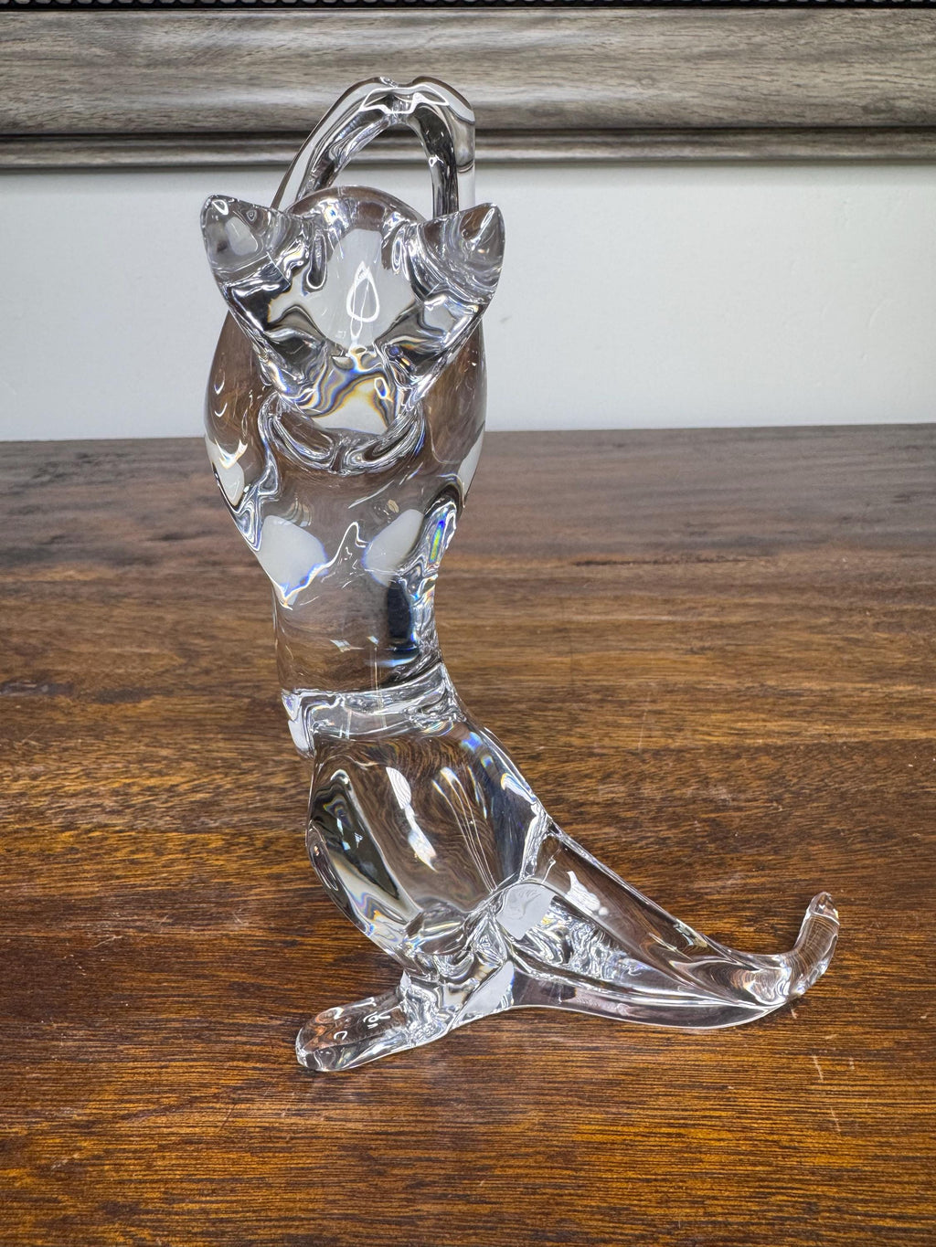 Baccarat Crystal Cat Playing