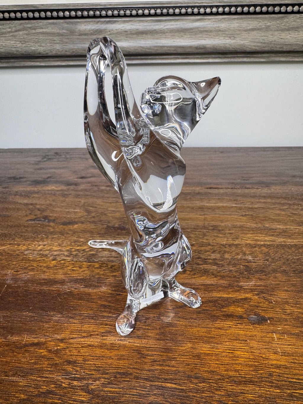 Baccarat Crystal Cat Playing