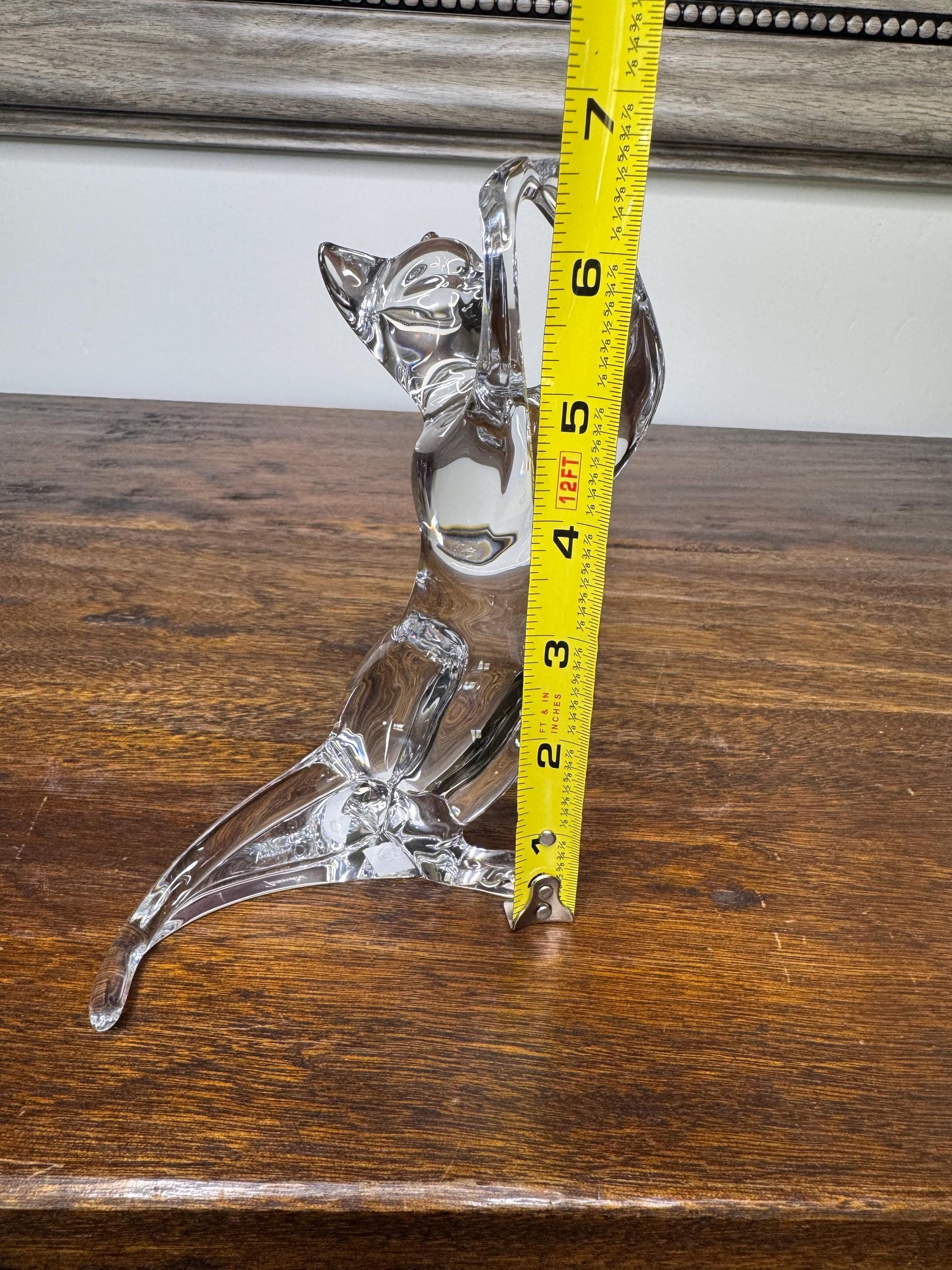 Baccarat Crystal Cat Playing