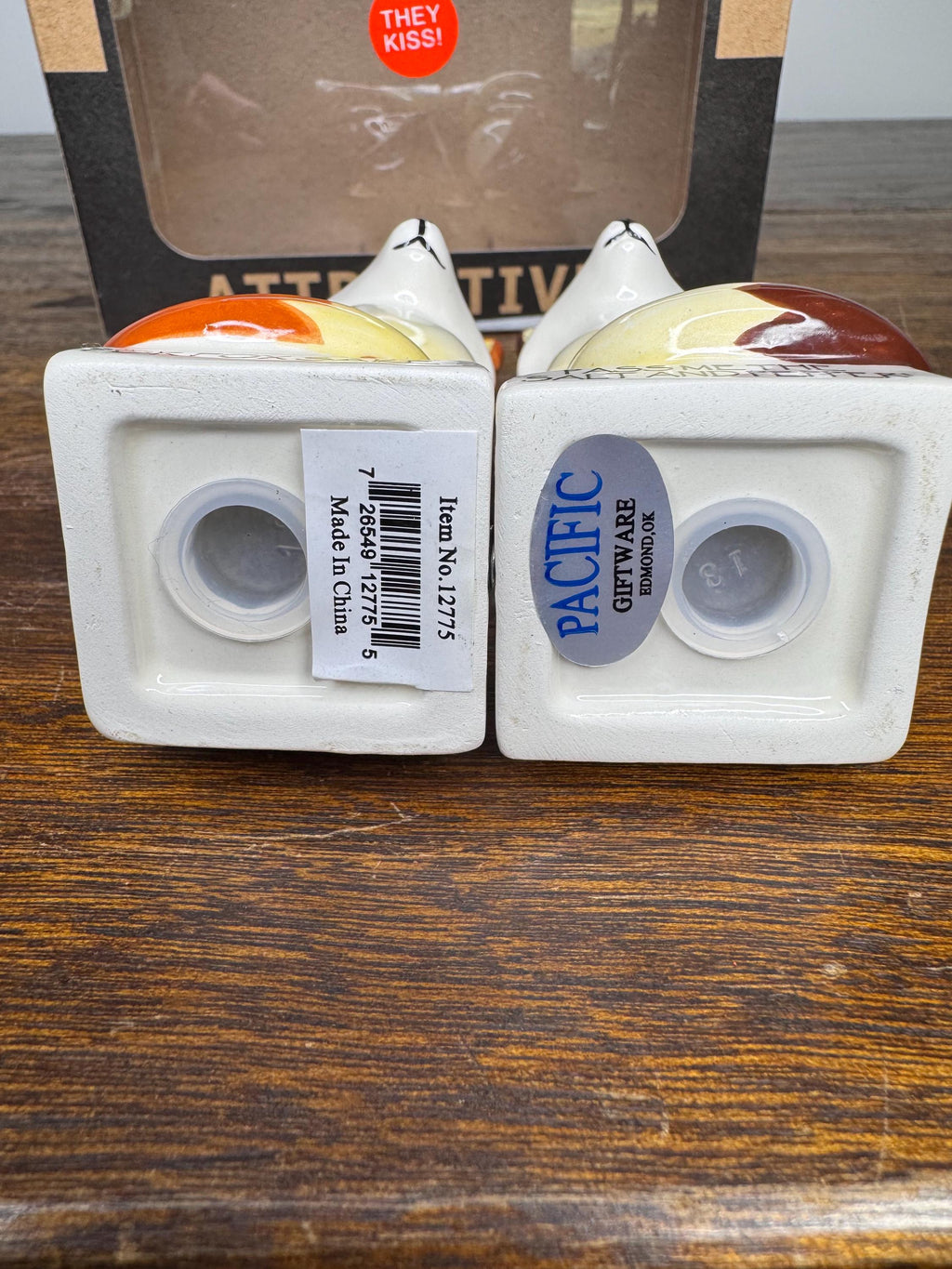 NIB Cheeky Fox Salt and Pepper Shakers