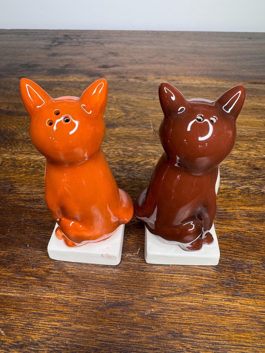 NIB Cheeky Fox Salt and Pepper Shakers