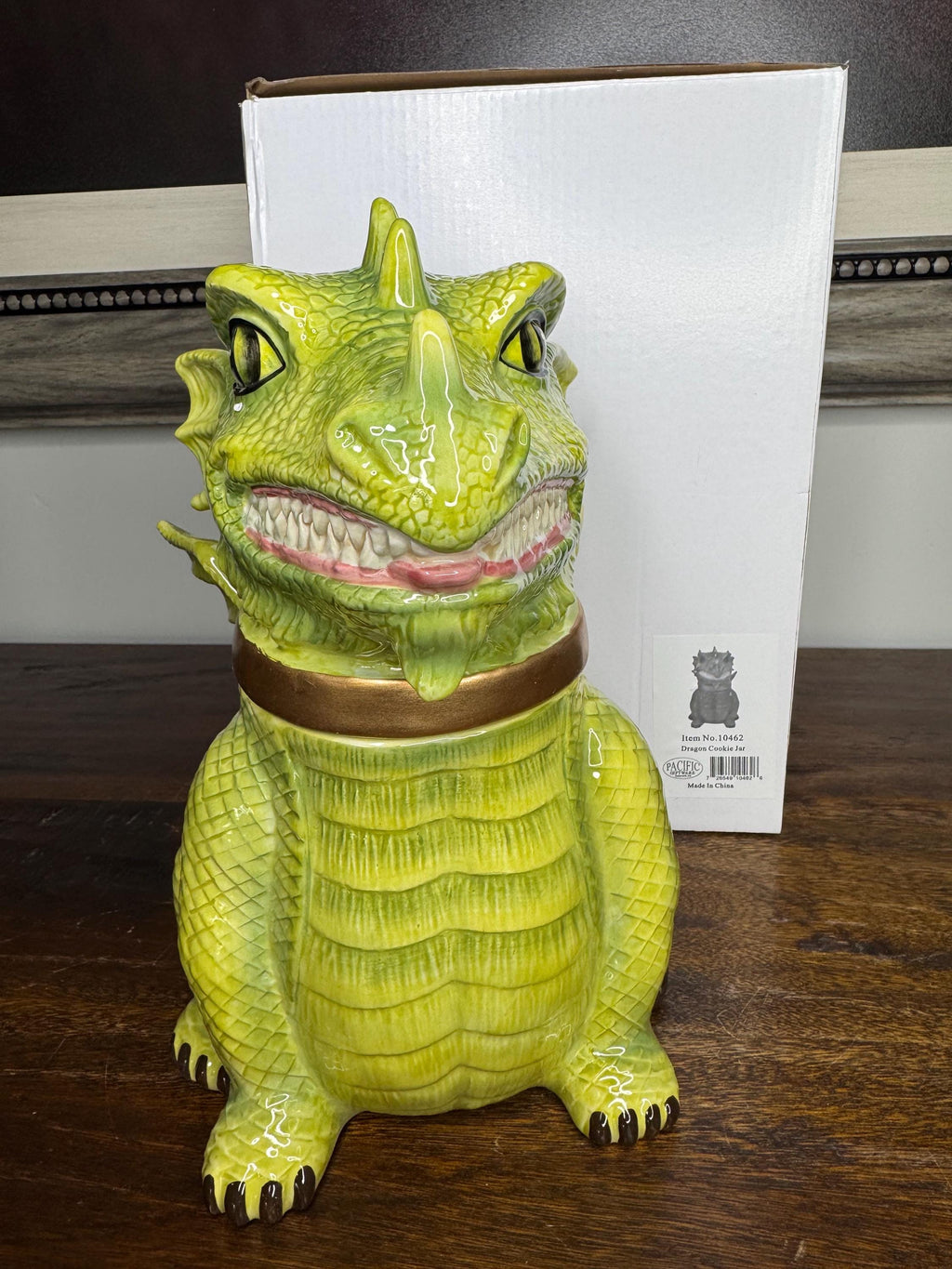 NIB Dragon Cookie Jar