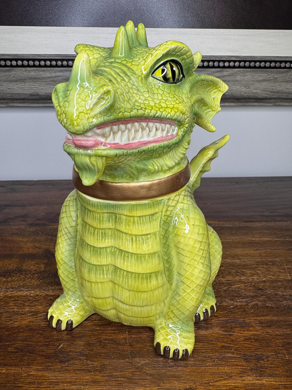 NIB Dragon Cookie Jar