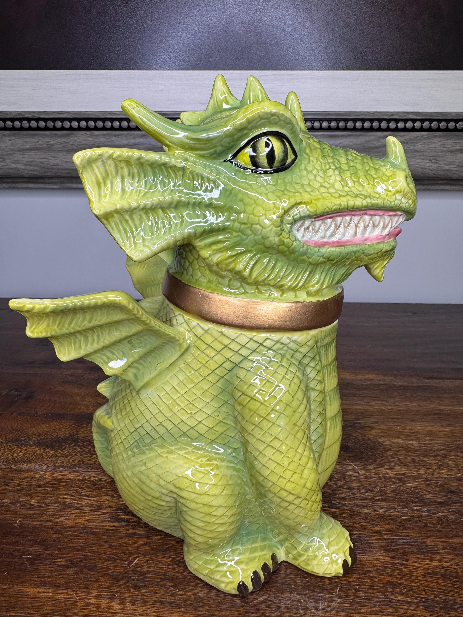 NIB Dragon Cookie Jar