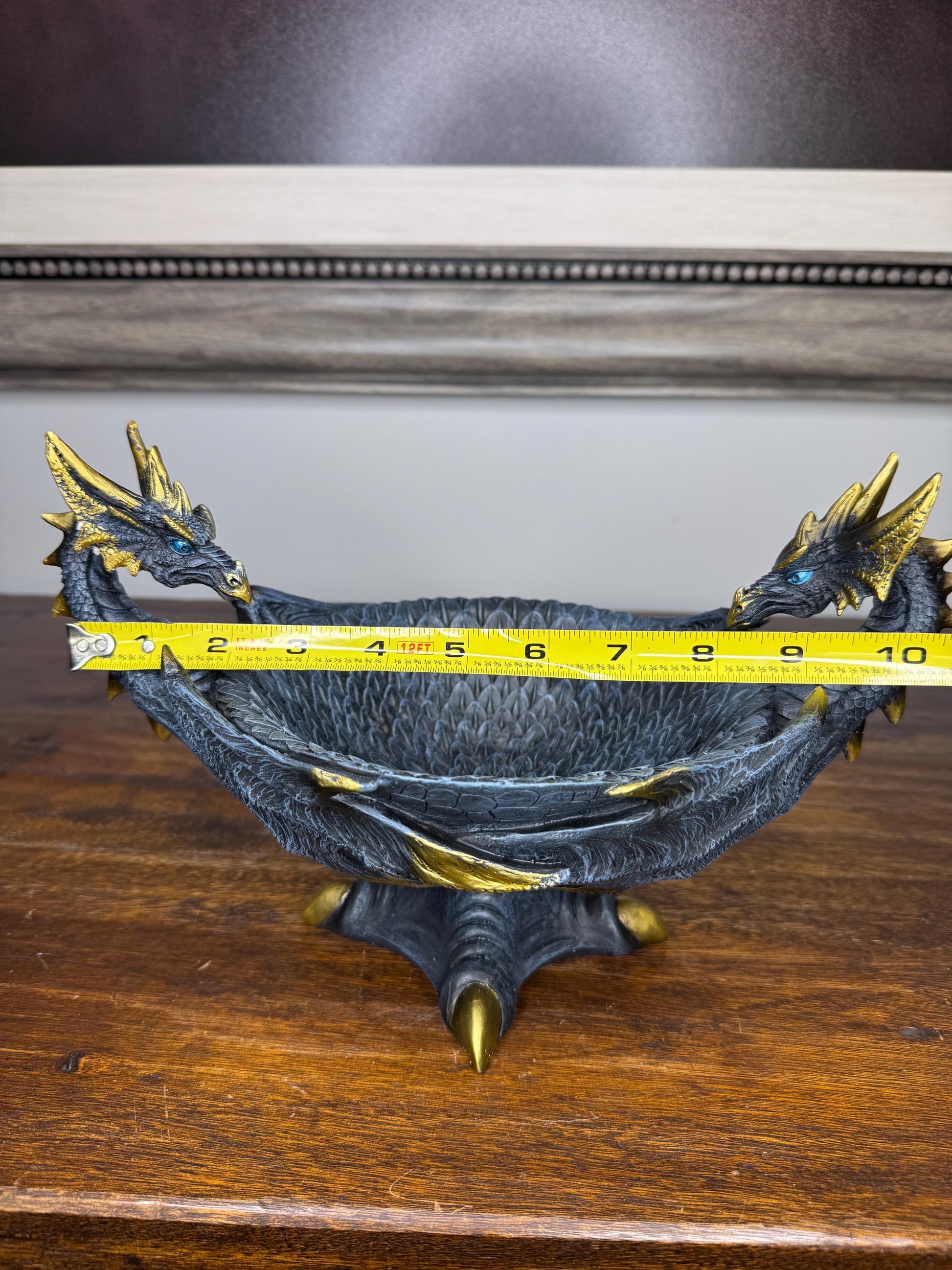 NIB Detailed Decorative Dragon Bowl
